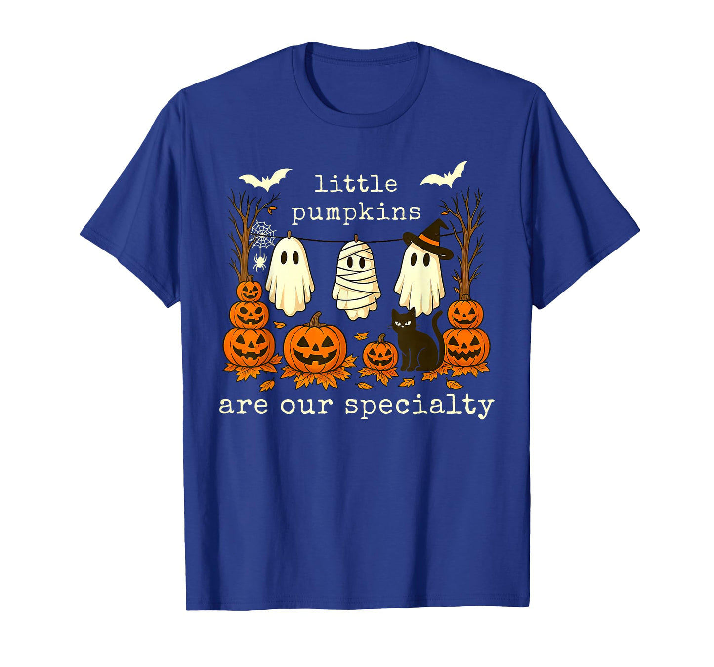 Retro Little Pumpkins are Our Specialty PEDS Nurse Halloween T-Shirt