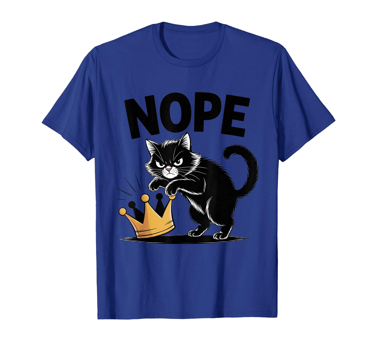 No Kings in America Black Cat Tee T-Shirt