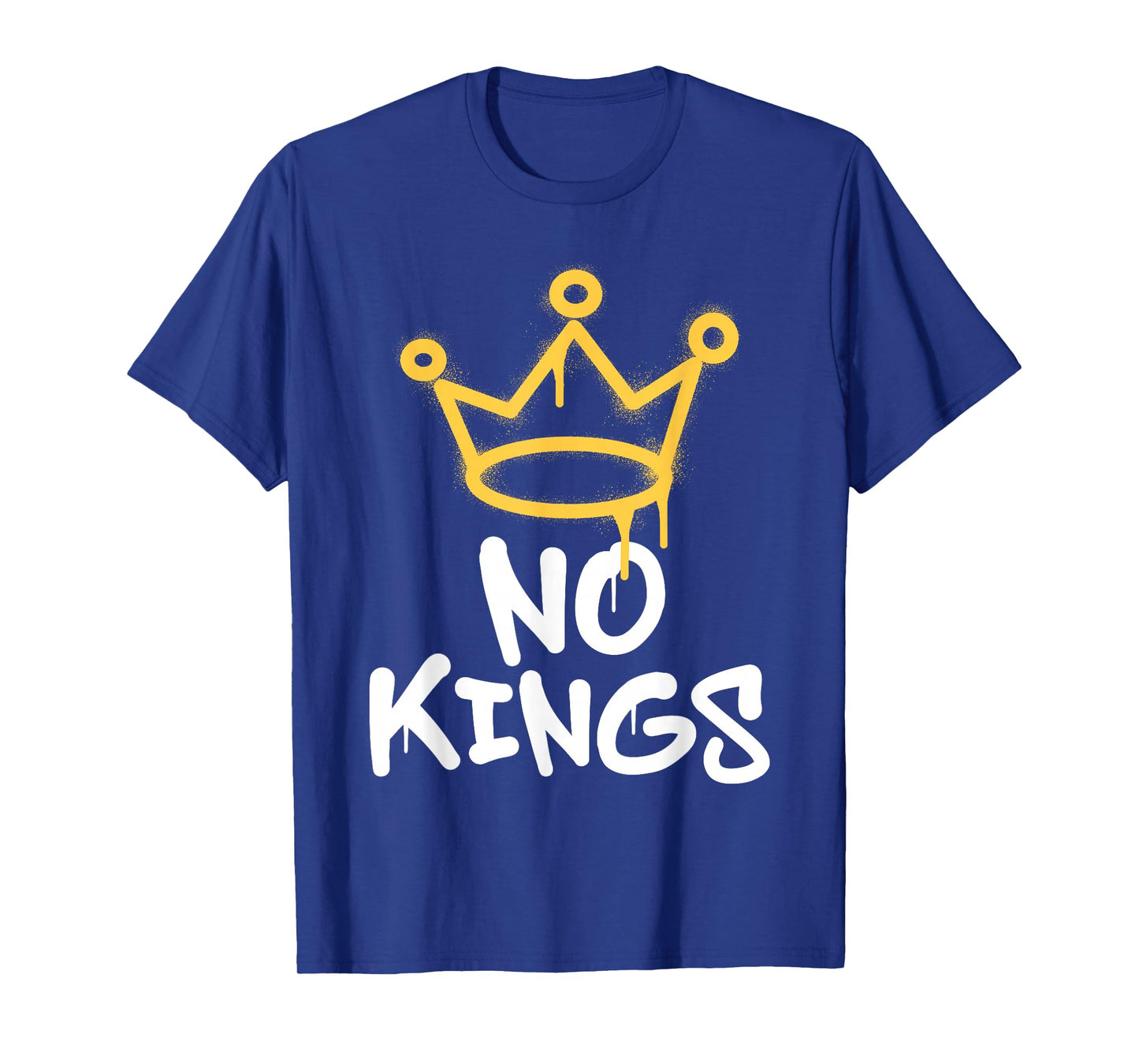 No Kings Day 2025 Protest Sign Grunge Nope Men Women Kids T-Shirt