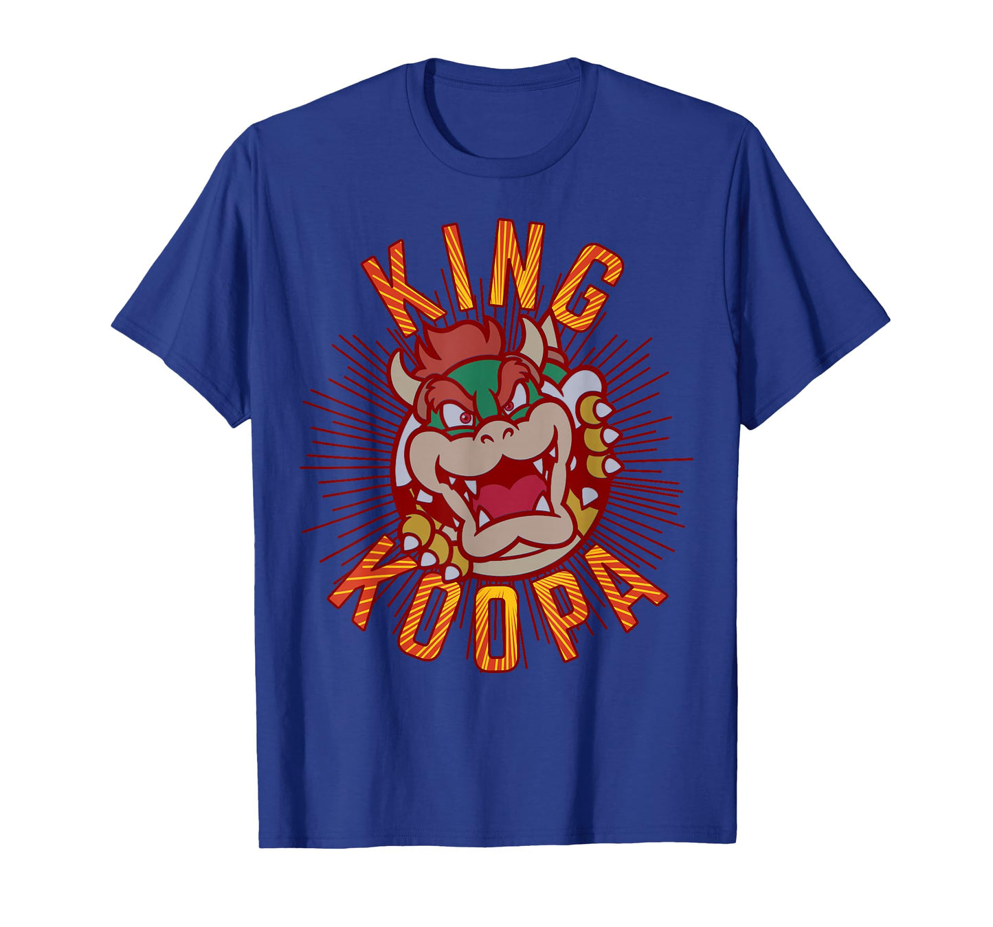 Super Mario King Koopa Bowser Vintage Nintendo Portrait T-Shirt