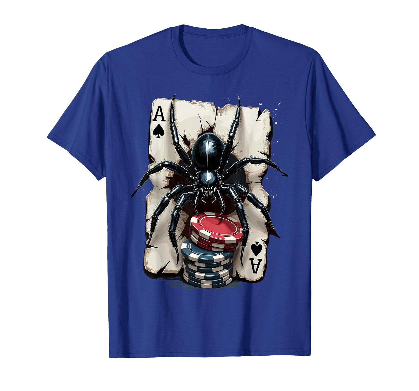 Ace Of Spades Poker Casino Style T-Shirt