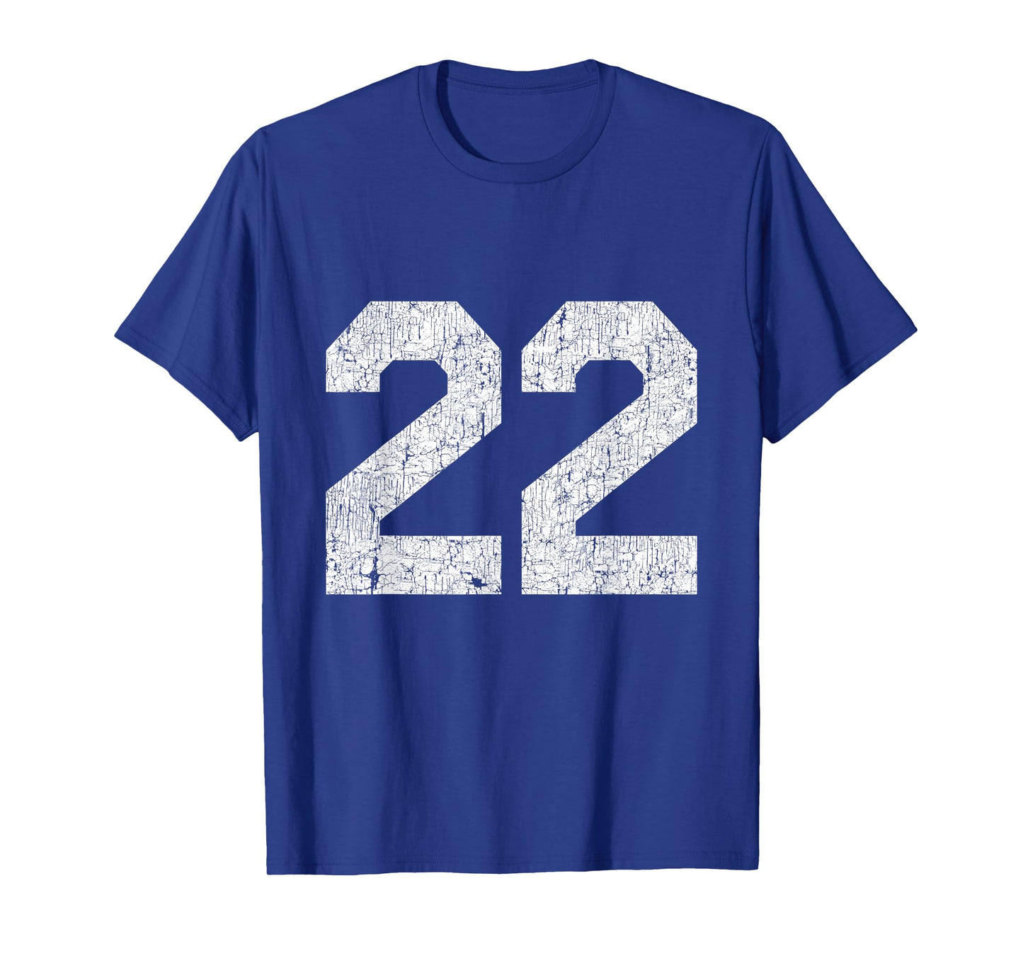 #22 Jersey Uniform Varsity Sports Number, 22nd Birthday T-Shirt