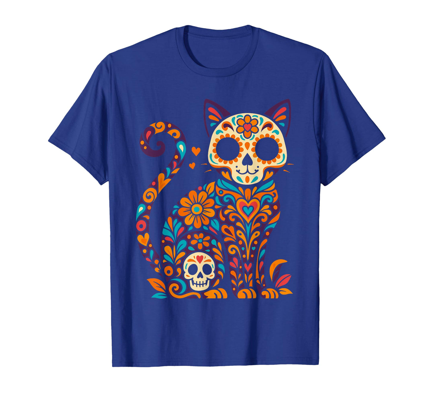 Dia De Los Muertos Cat Sugar Skull Shirt, Day of Dead T-Shirt