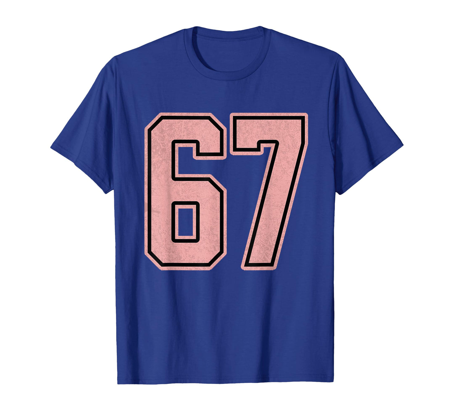 6 7 six Seven Baseball Number 67 Funny Meme tee for Women T-Shirt