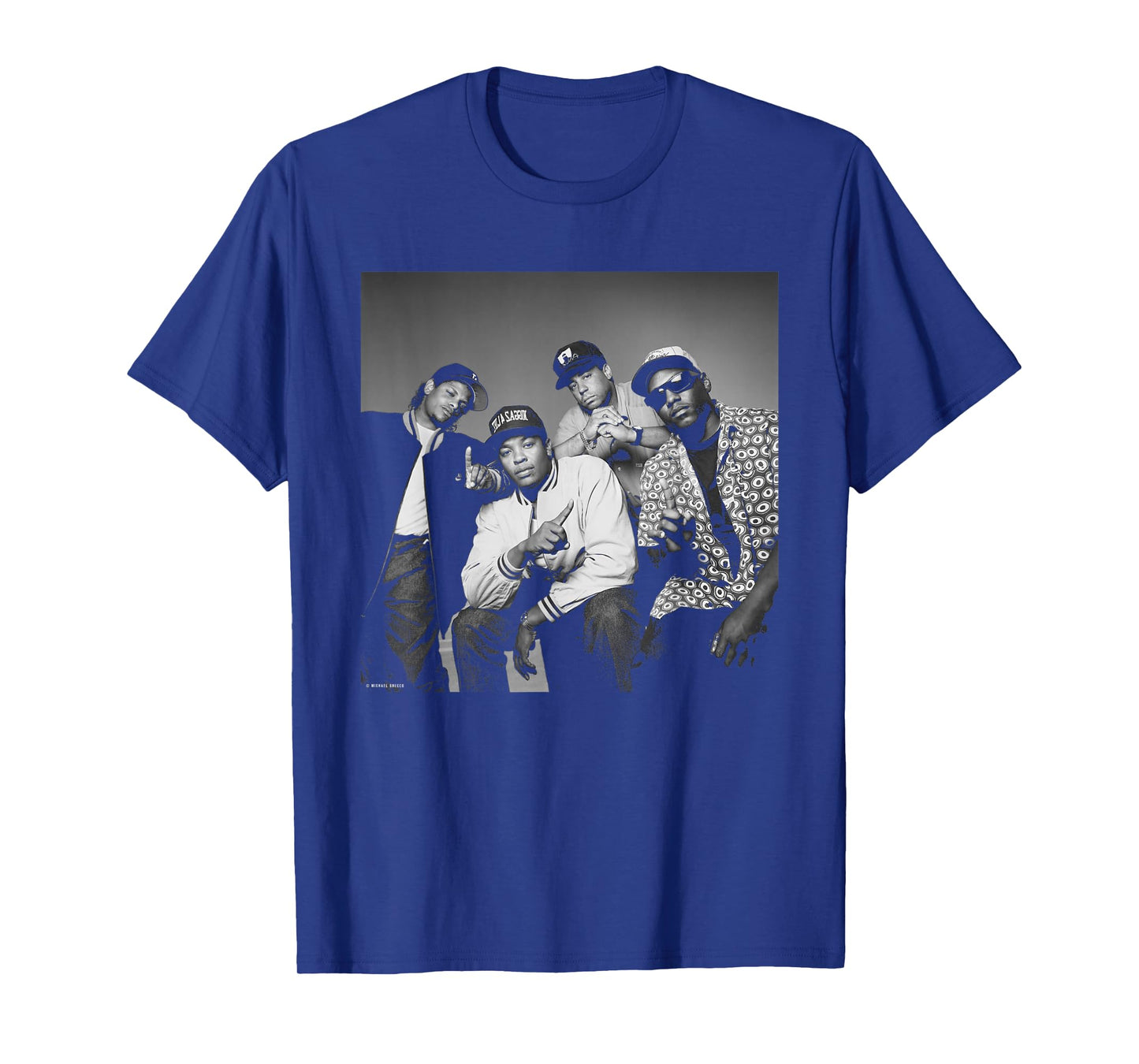 Easy-E Dr Dre DJ Yella MC Ren NWA by Michael Grecco T-Shirt