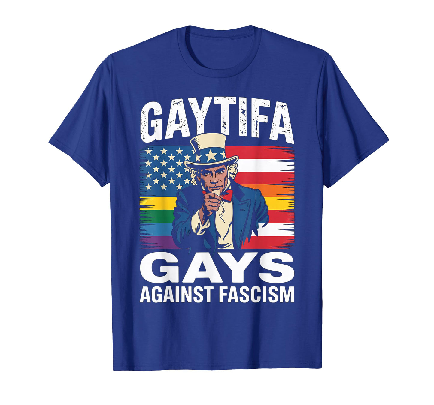 Gaytifa Black Gays Against Fascism Resist No Kings LGBTQ T-Shirt