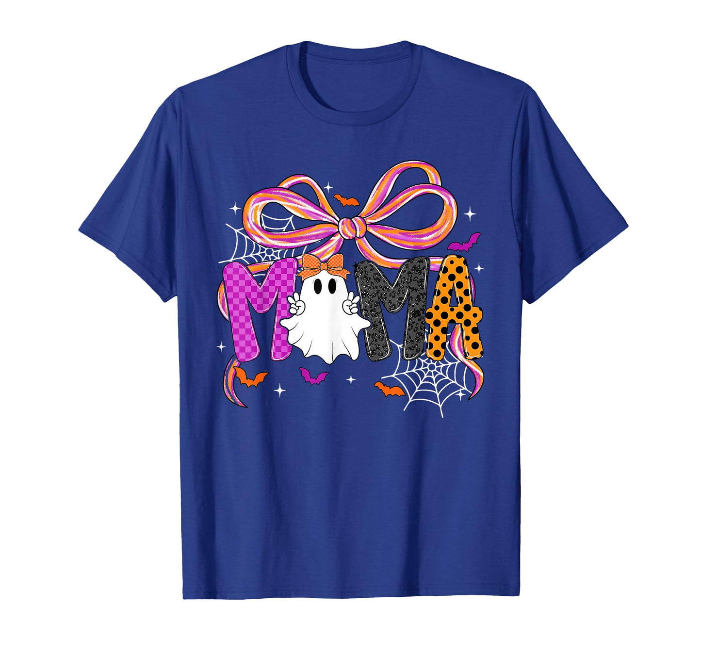 Spooky Mama Mini Matching Ghost Halloween Mom Mother's Day T-Shirt