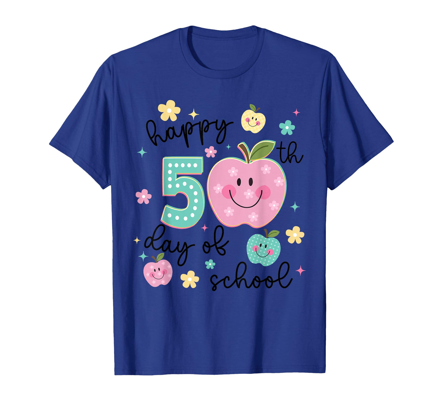 Happy 50th Day of School 50 Days Smarter Teacher Boy Girl T-Shirt