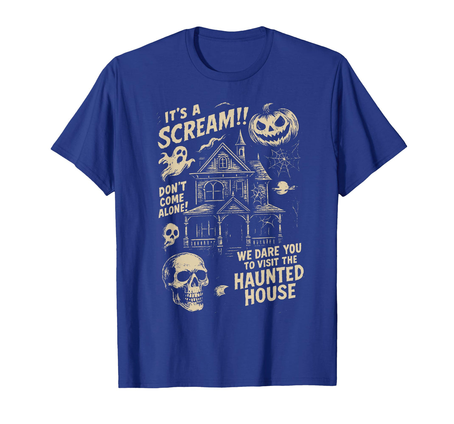 It's A Scream Haunted House Halloween Spooky Season Ghost T-Shirt