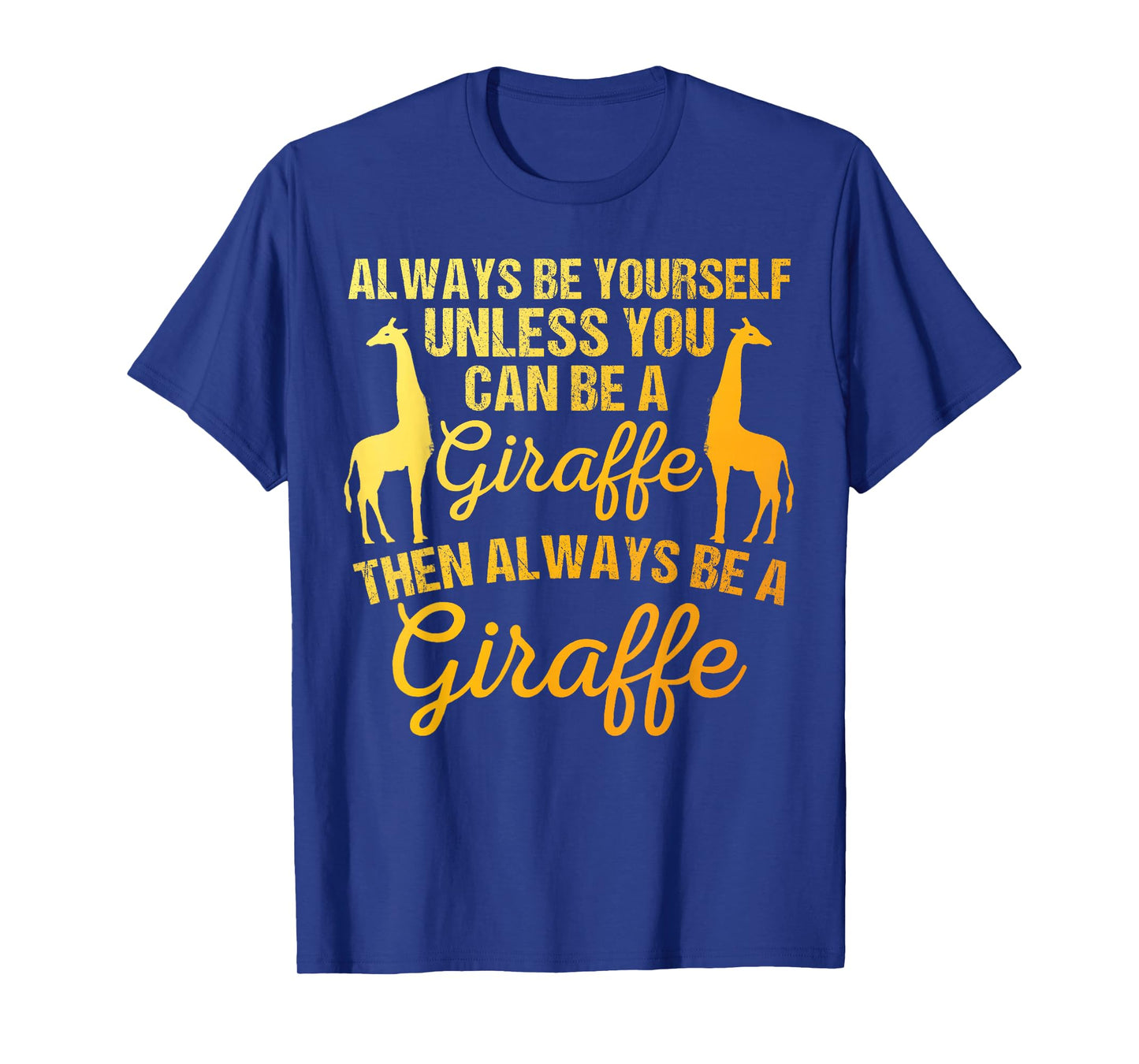 Cute Giraffe Design for Men Women Adult Safari Giraffe Lover T-Shirt