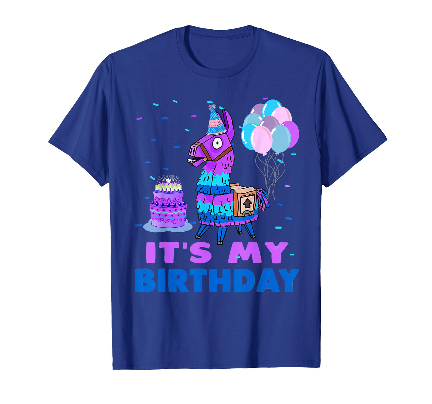 It's My Birthday For Llama Party T-Shirt