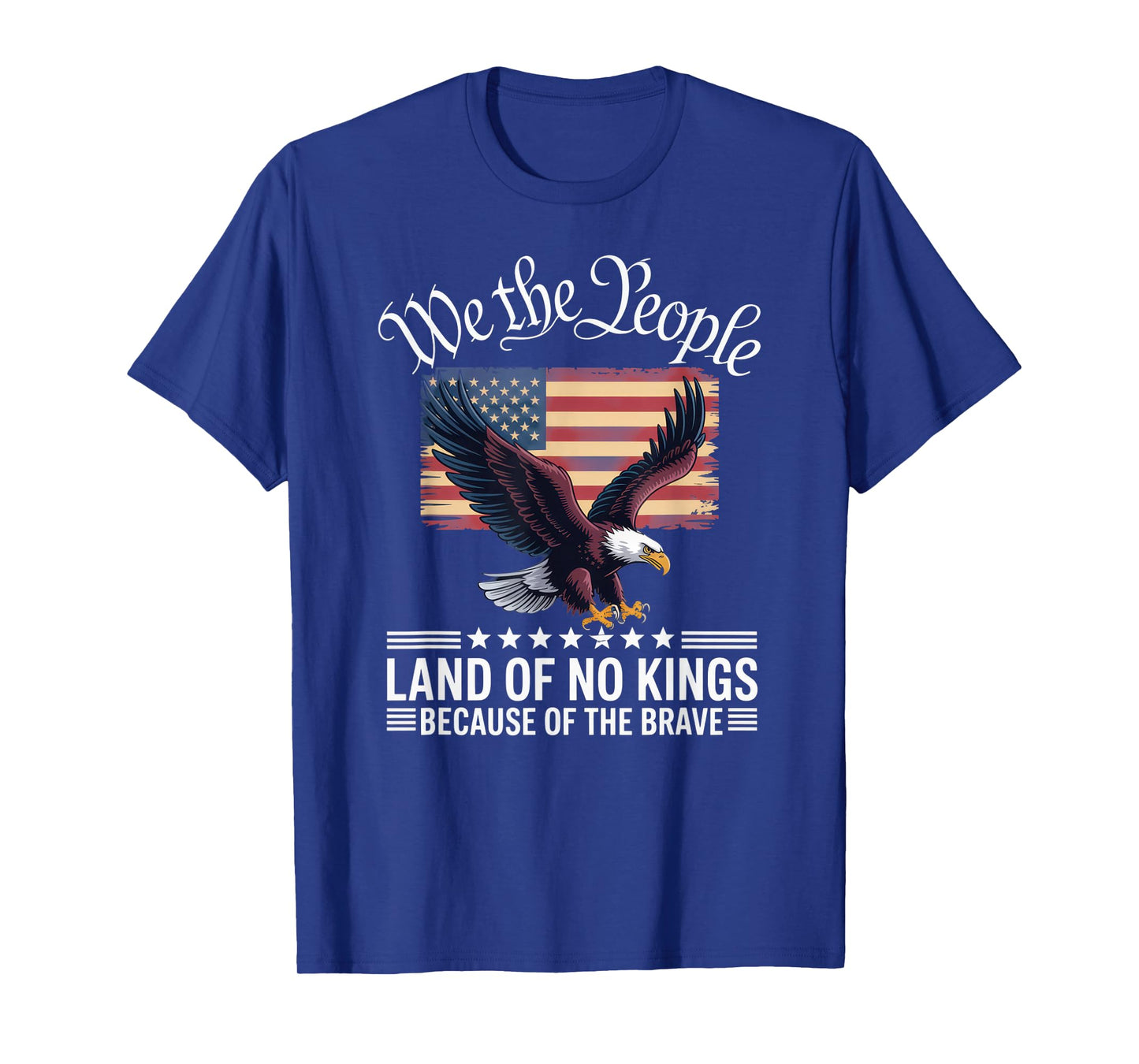 We The People Patriotic USA Fans Bold Statement Independence T-Shirt