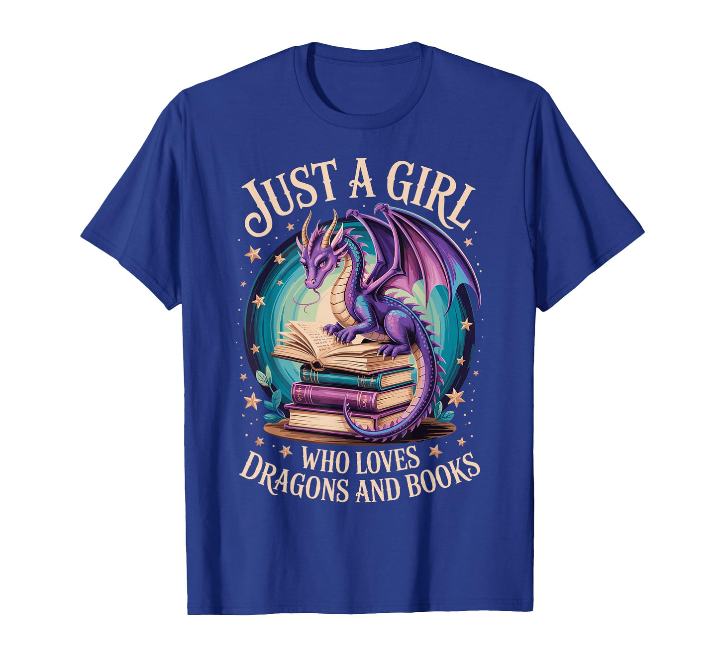 Just A Girl Who Loves Dragons And Books T-Shirt