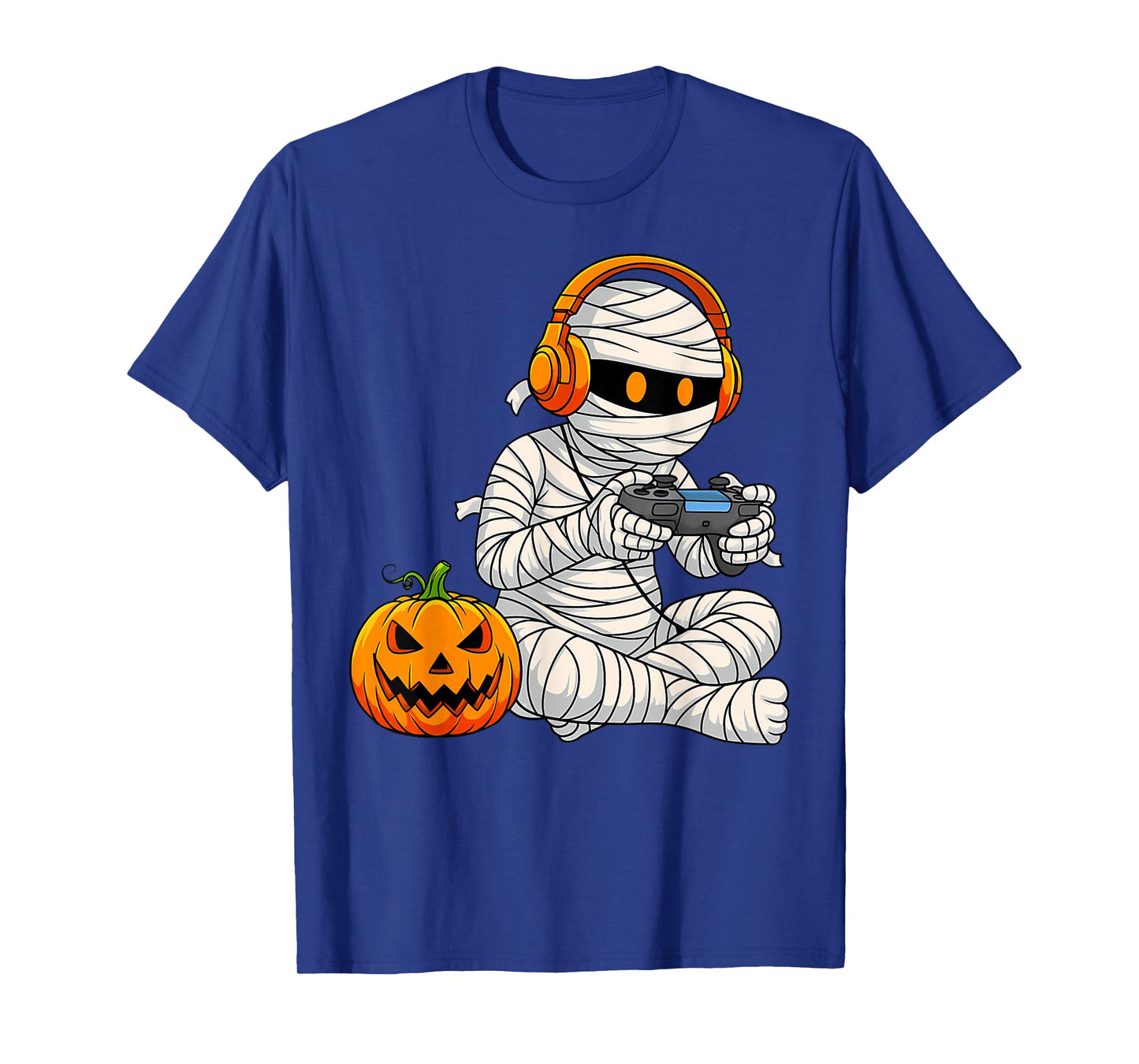 Halloween Mummy Gamer Funny Video Gaming Costume Boys T-Shirt