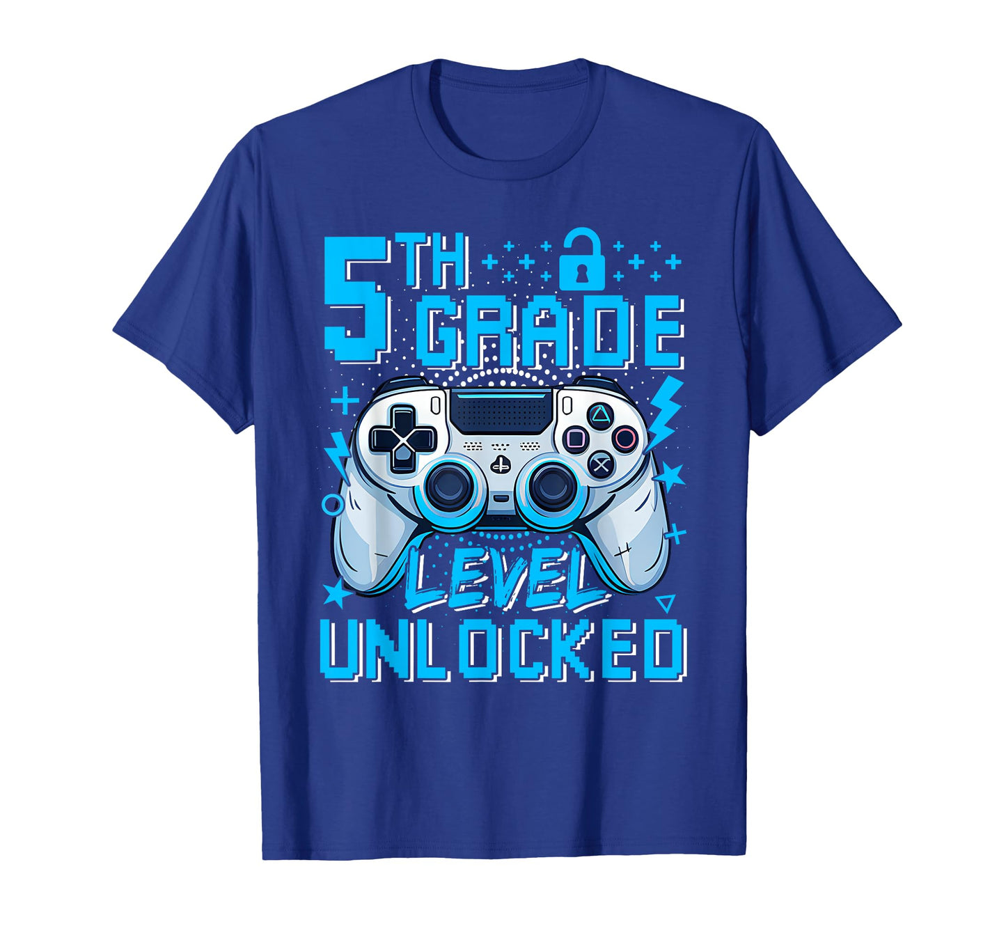 5th Grade Level Unlocked Video Game First Day Boy Kid T-Shirt