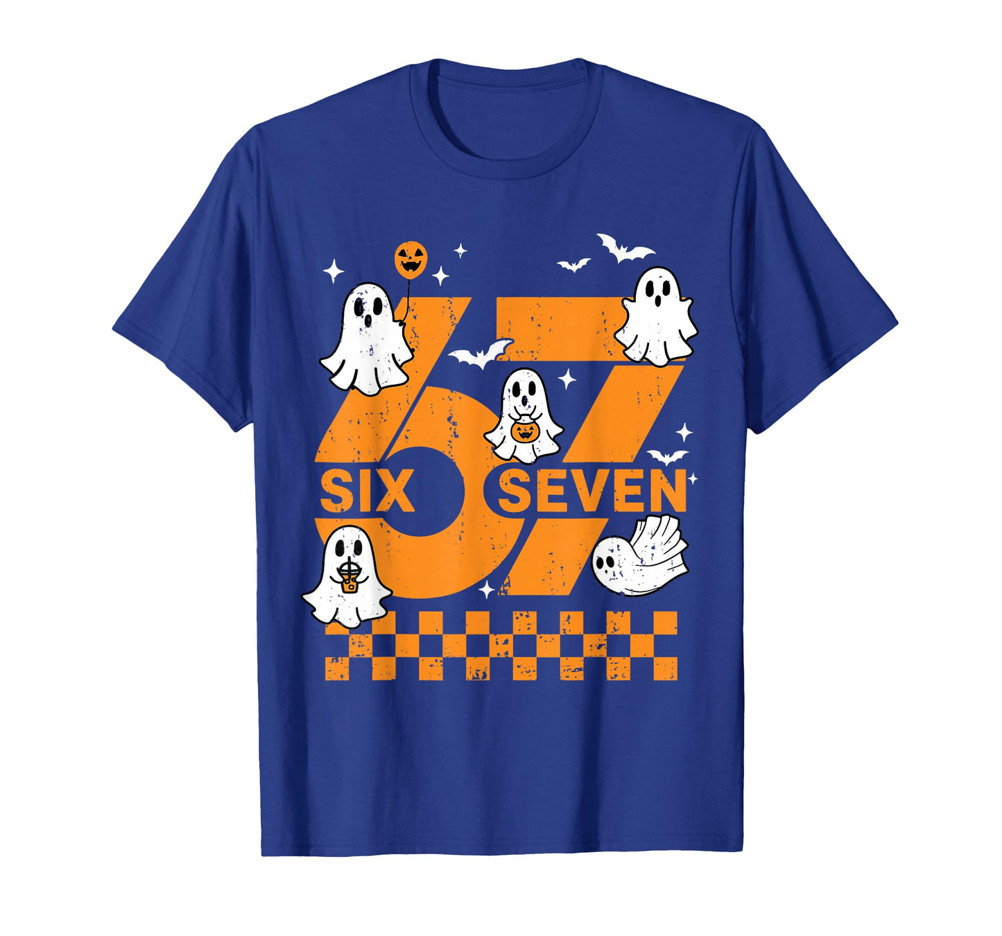 67 Six Seven Meme Fun 6 7 Couple Matching Halloween Costume T-Shirt