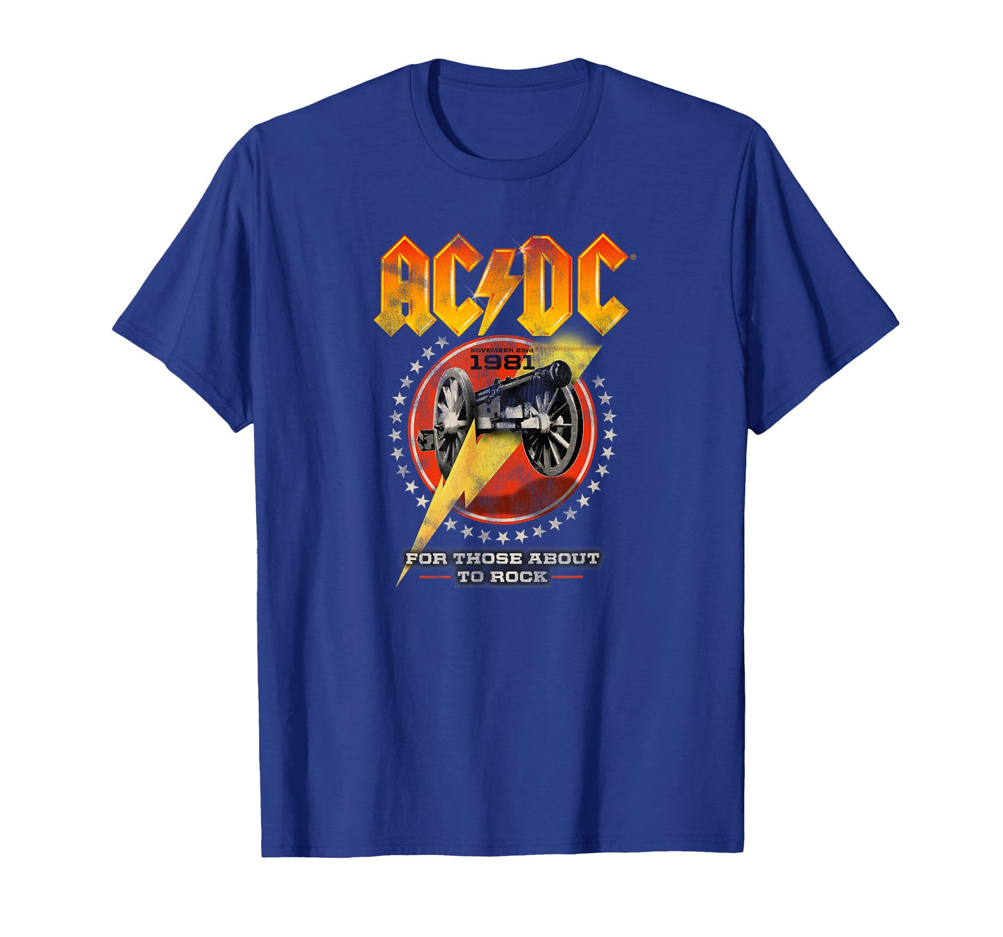 AC/DC Rock Music Band For Those About To Rock 1981 T-Shirt