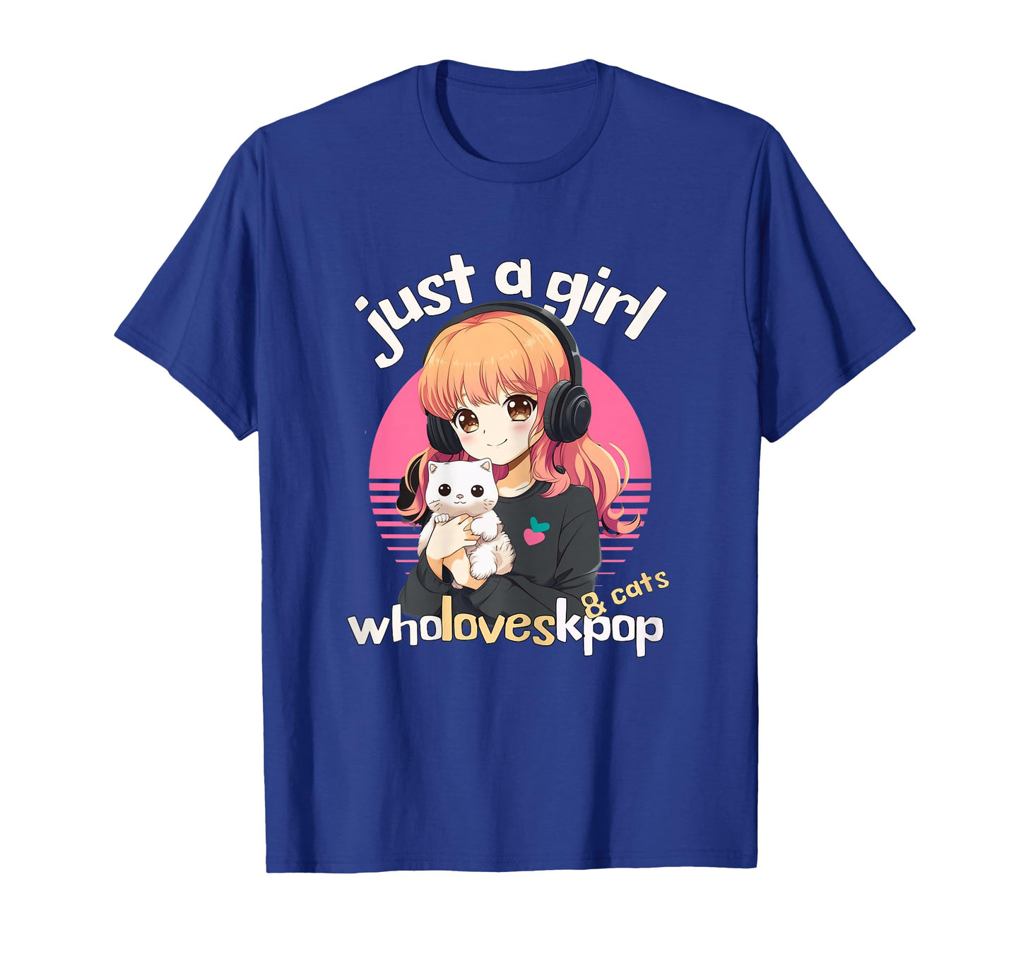 Kpop & Cats K-Pop Merch Korean Merchandise Teen Girls Cute T-Shirt
