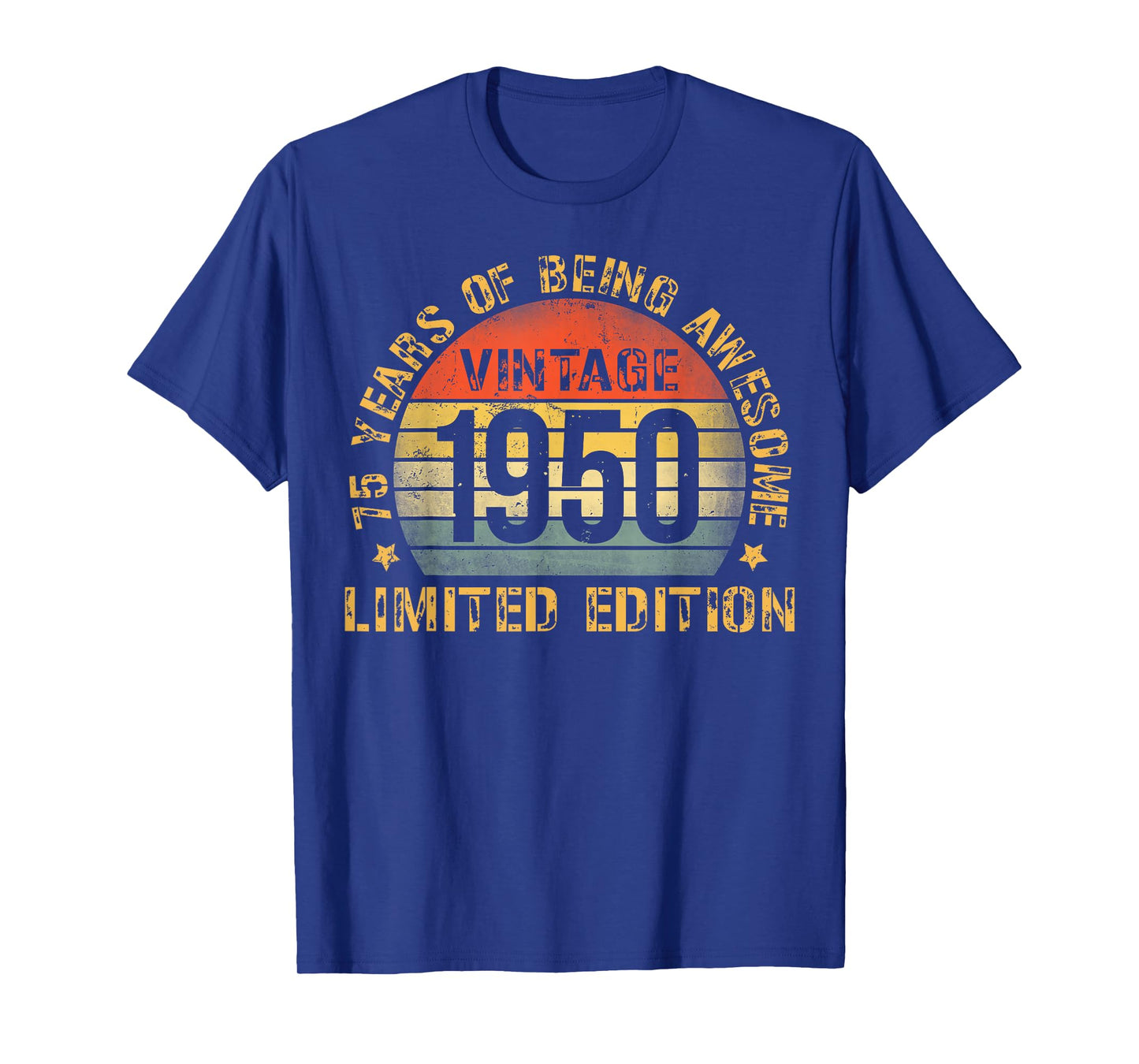 75 Year Birthday Decorations Men Gag 75yr 1950 75th Birthday T-Shirt