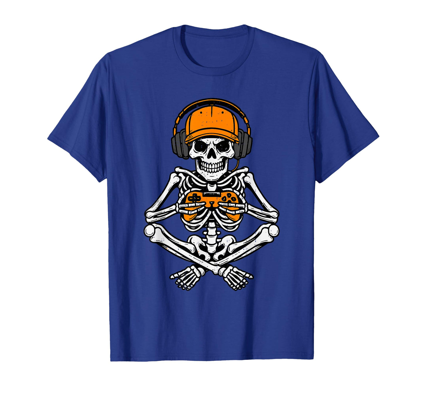 Skeleton Gamer Video Gaming Halloween Costume Boy Teen Kid T-Shirt