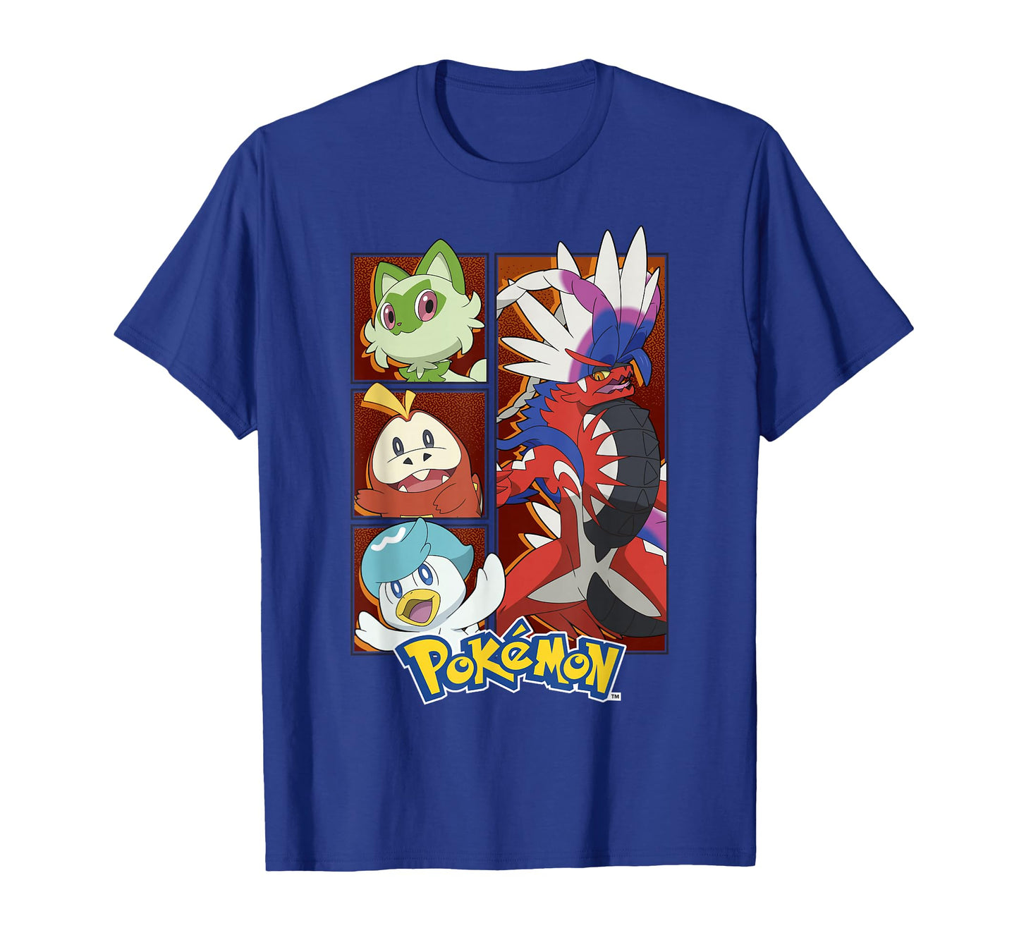 PokΓ©mon Koraidon & Paldea Starters Boxed Up Portraits T-Shirt