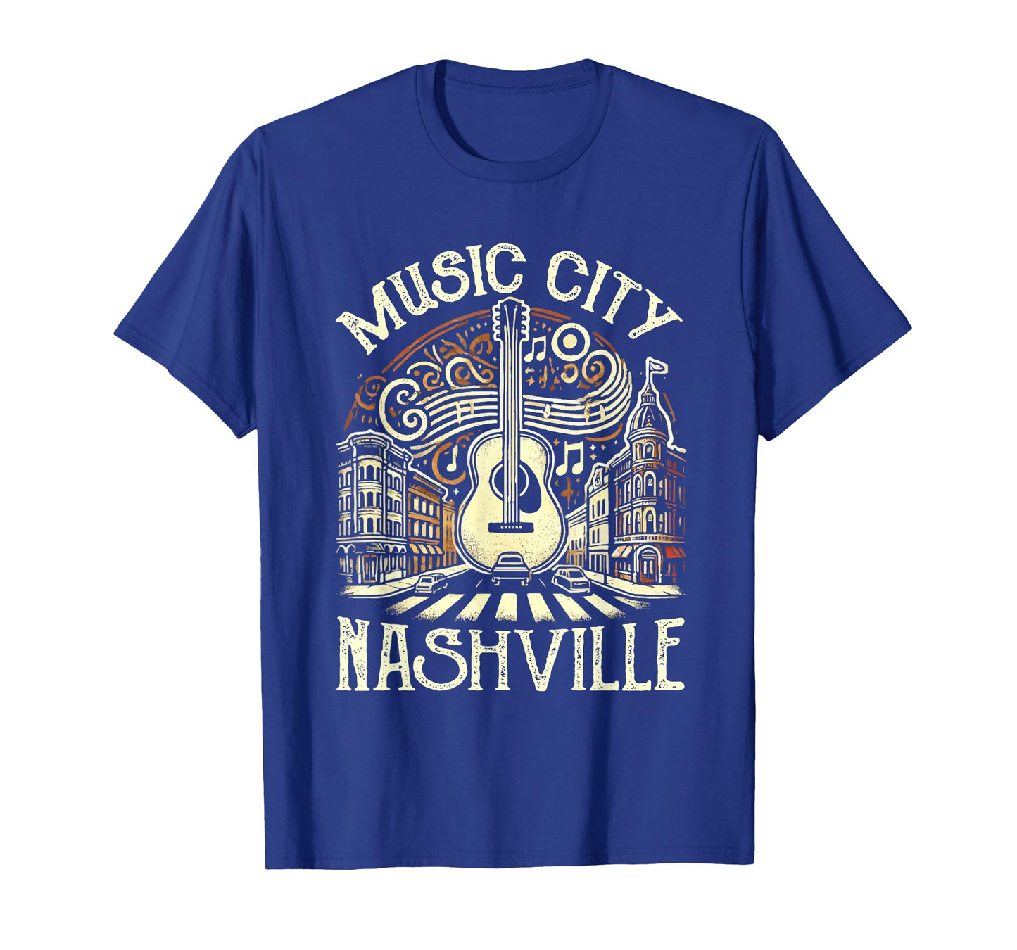 Music City Souvenir From Nashville TN Guitar Nashville T-Shirt