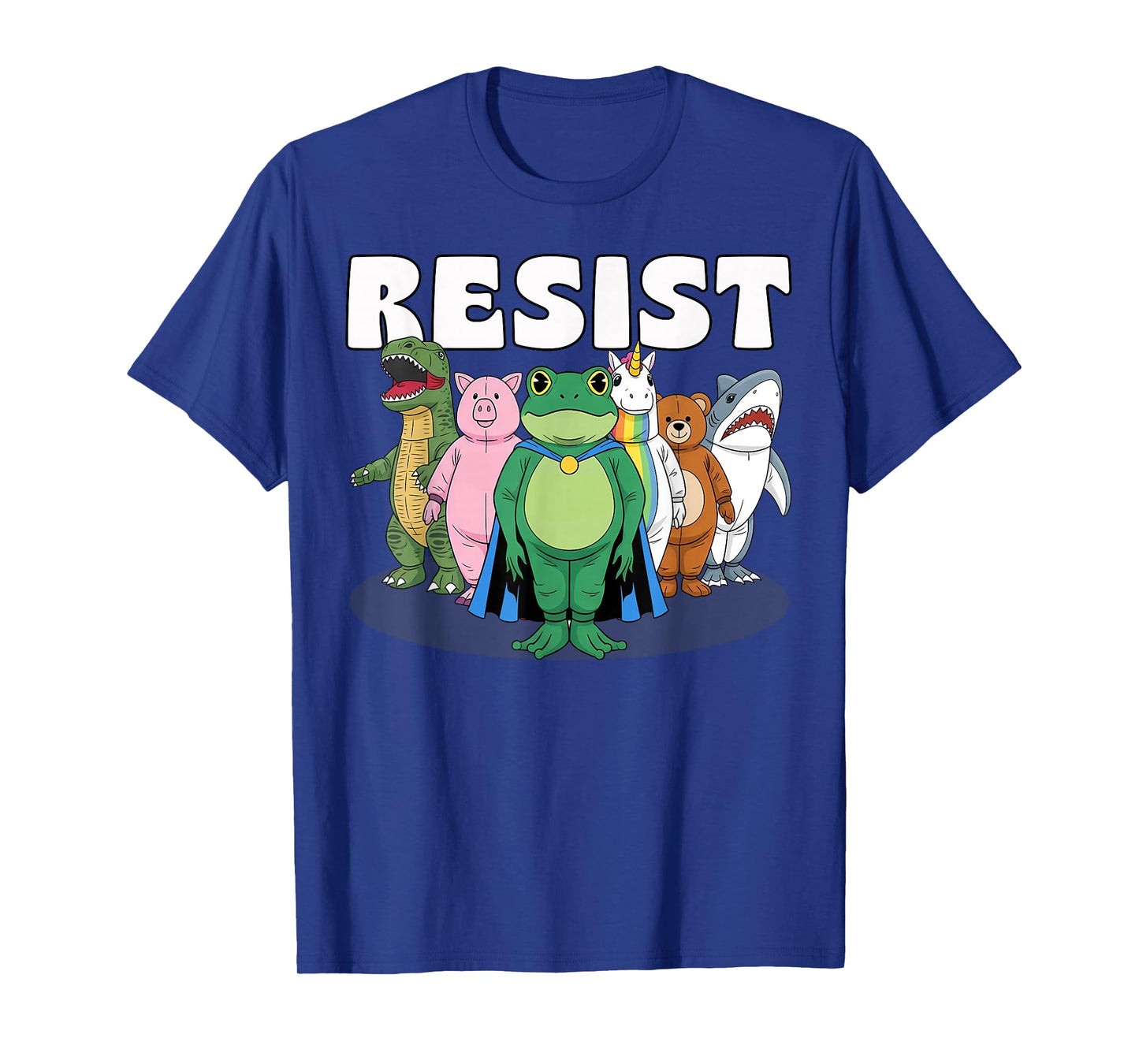 Resist No King Portland Frog Costume Activists Group Frog T-Shirt
