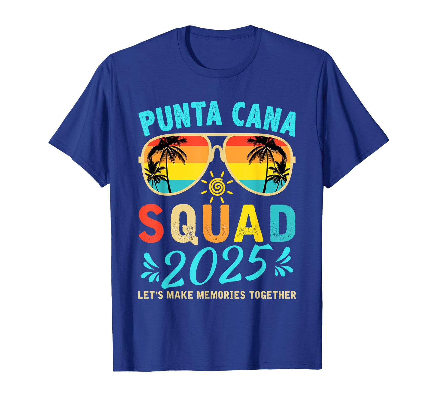 Punta Cana Squad 2025 Funny Groovy Reunion Friends Trip T-Shirt