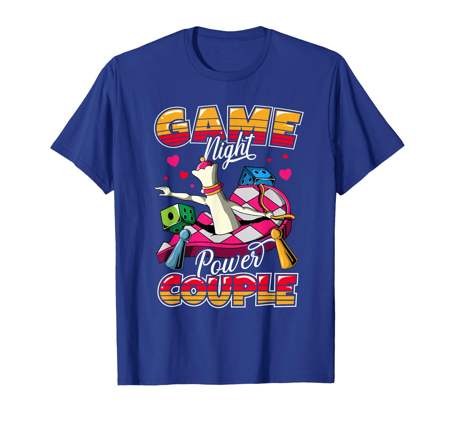 Couples Game Night Matching Outfit | Game Night Power Couple T-Shirt