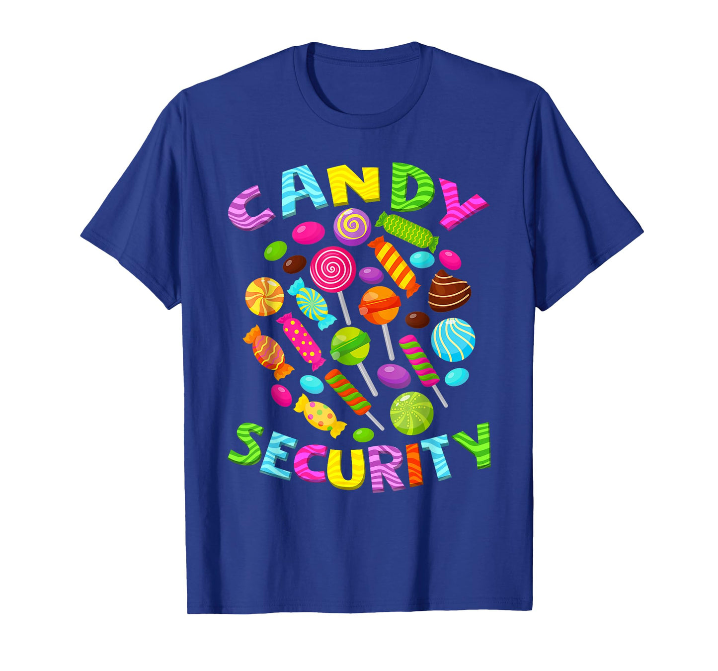 Candy land costumes adult candy land crew candy security T-Shirt
