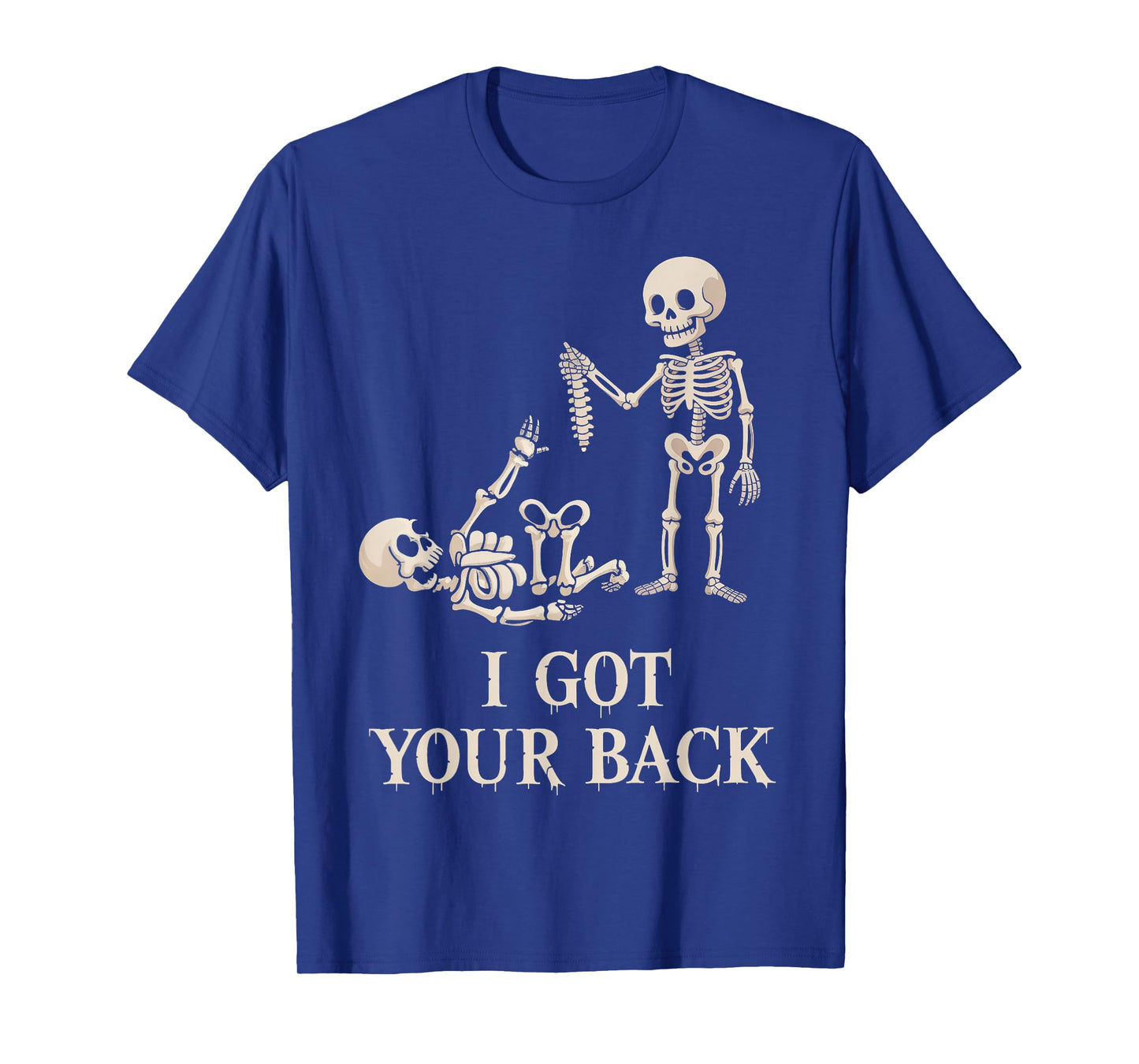 I Got Your Back Halloween Skeleton Skull T-Shirt