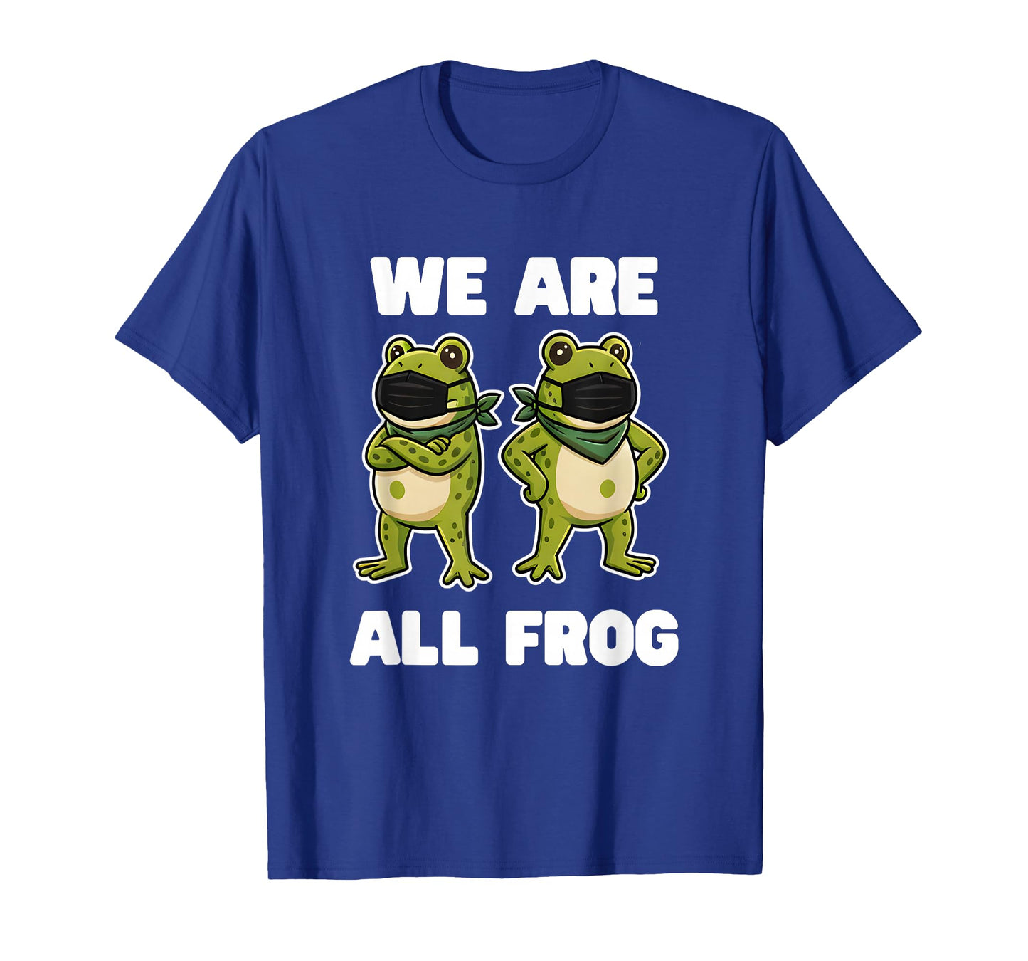 We are All Frog Frogs Together Strong Retro Portland T-Shirt