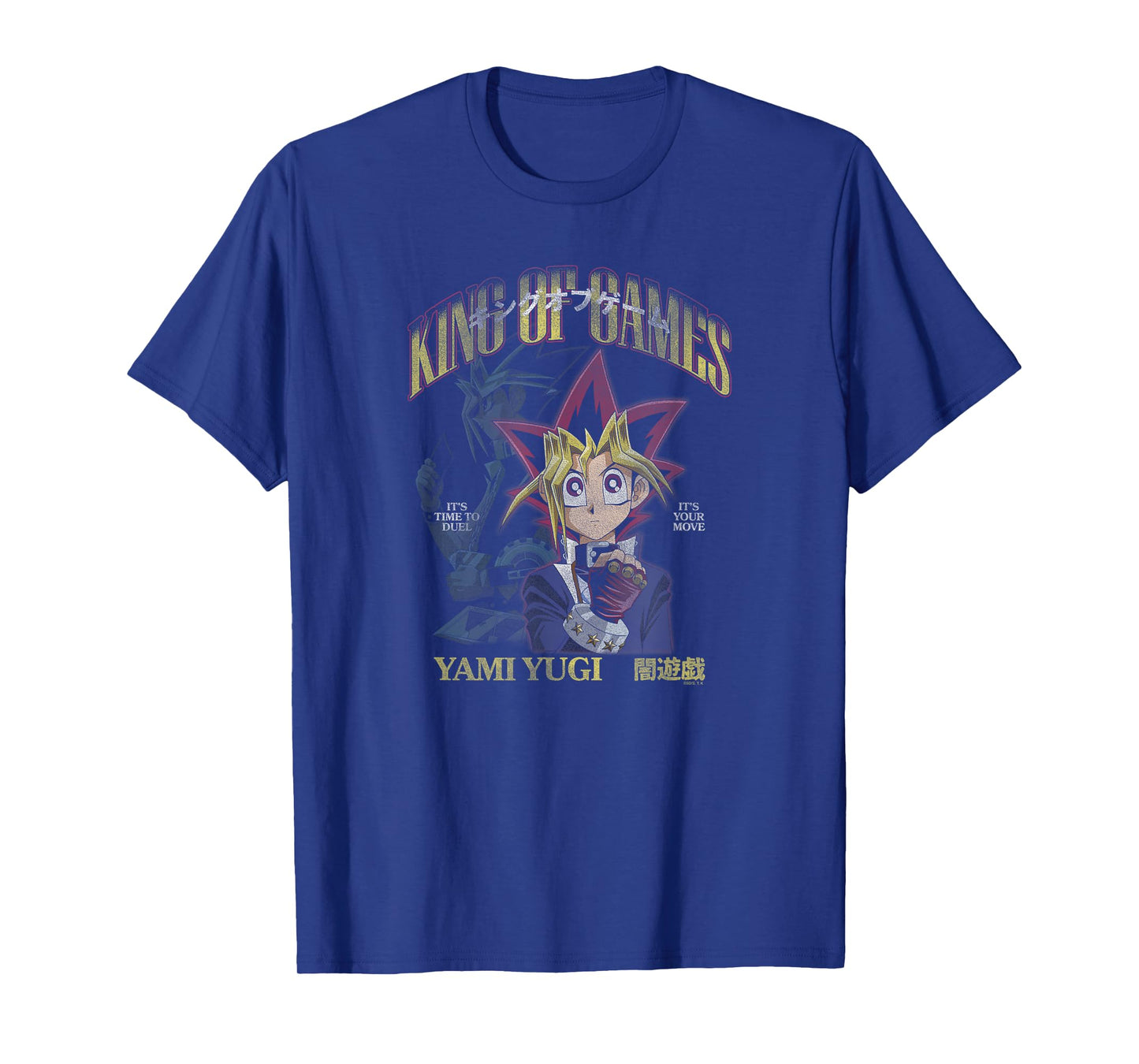 Yu-Gi-Oh! Duel Monsters Yami Yugi King of Games Kanji Anime T-Shirt