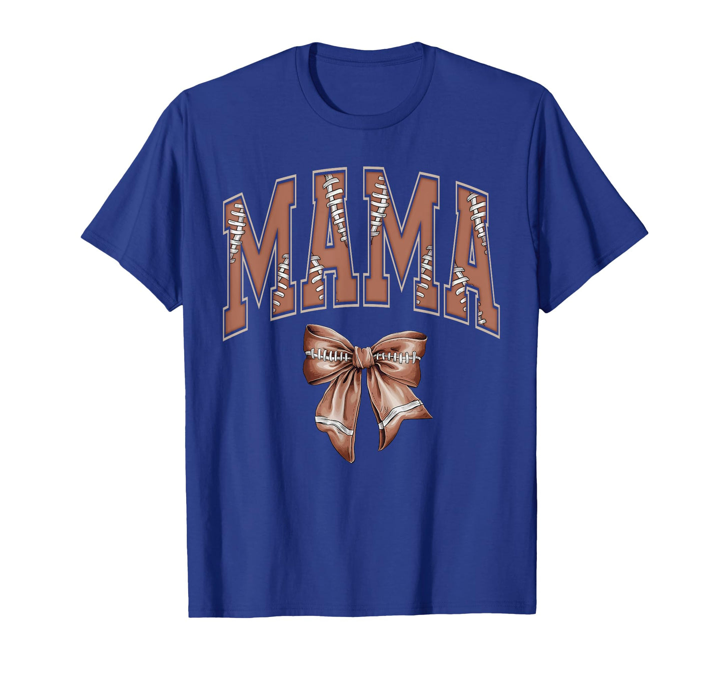 Football Mama Shirt Football Mom Coquette Bow Game Day T-Shirt