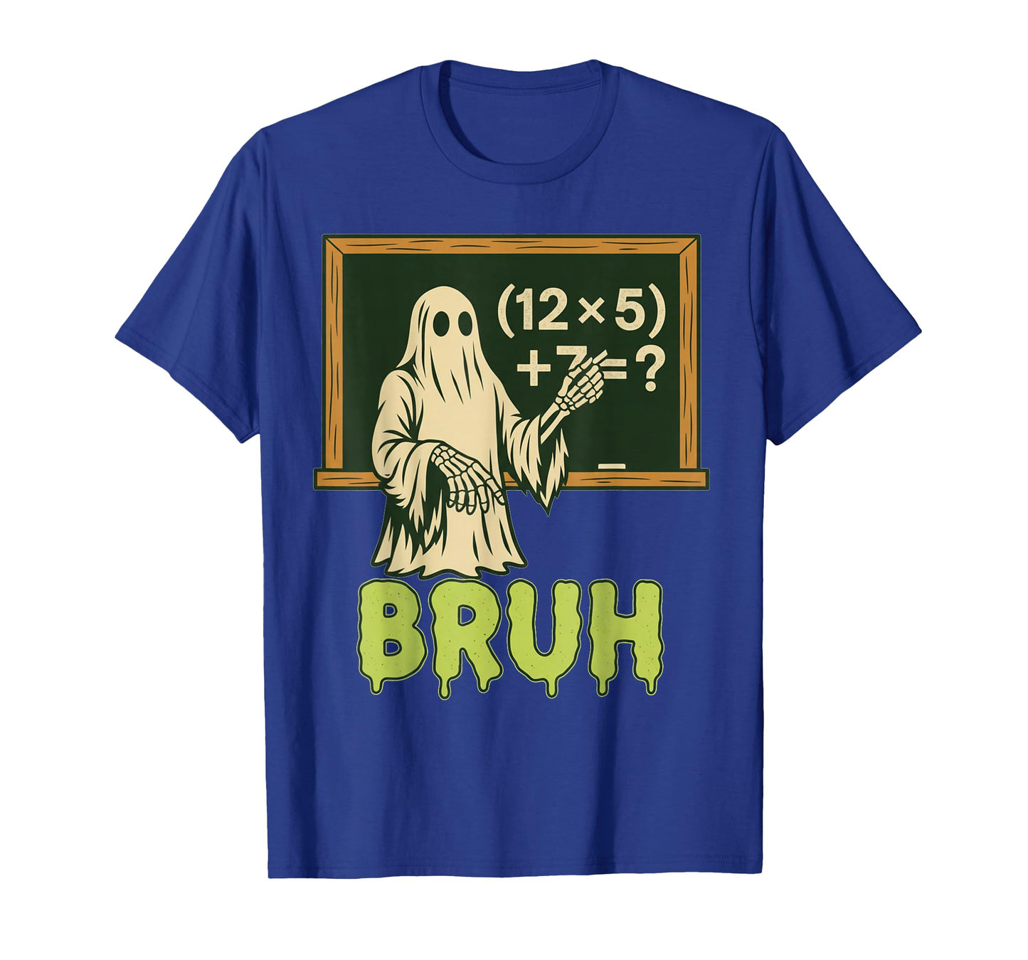 67 Teacher Halloween Ghost Six Seven Meme Brainrot Math Joke T-Shirt