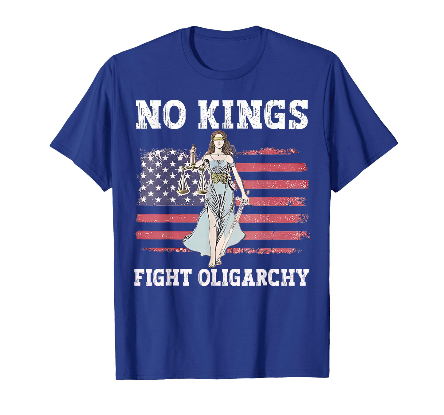 No Kings Fight Oligarchy No Kings in America Women T-Shirt