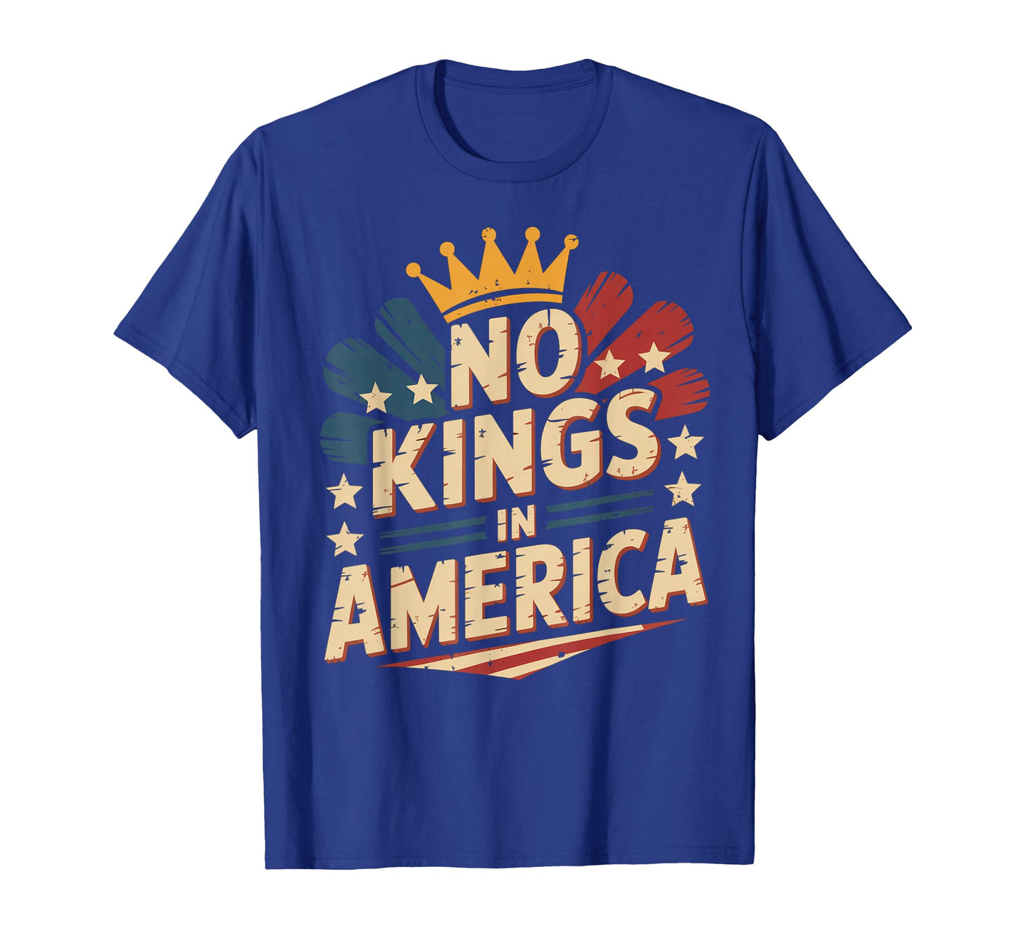 No Kings in America Protest Sign Defiant Voice No Kings USA T-Shirt