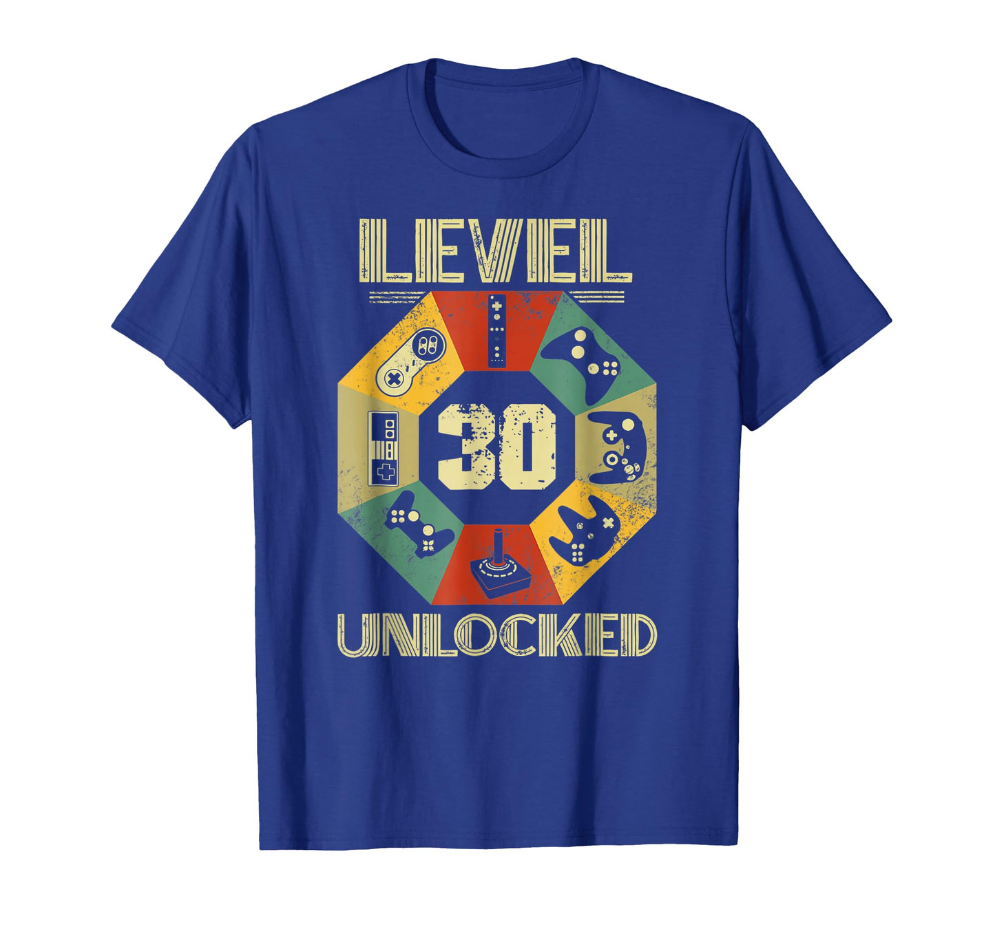 Level 30 Unlocked Video Gamer 30th Birthday Tshirt T-Shirt