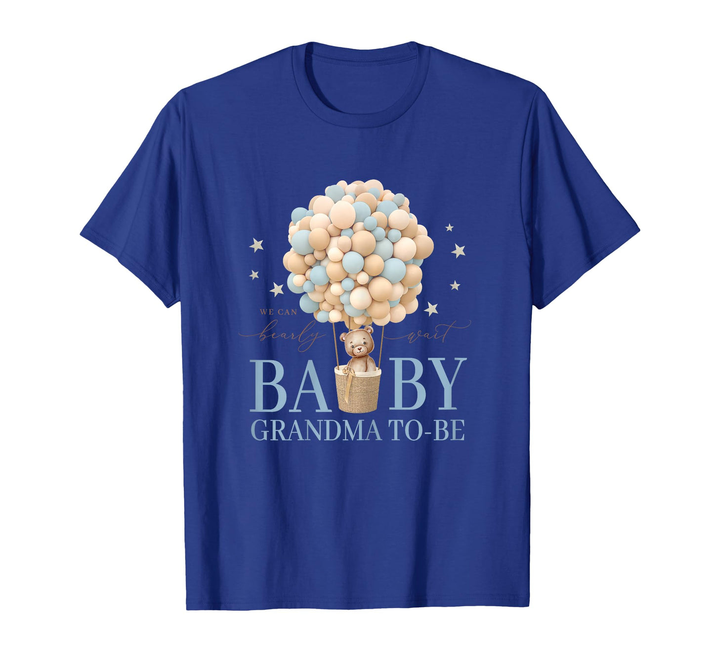 Grandma We Can Bearly Wait Baby Shower Bear Family Matching T-Shirt