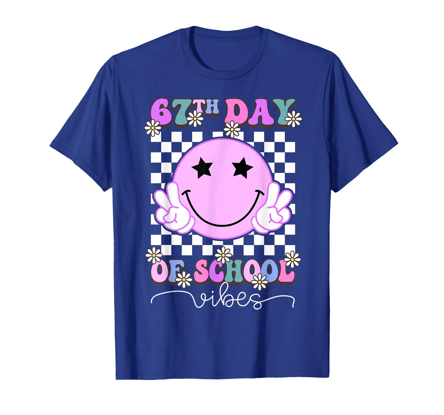 67th Day of School Vibes Funny Six Seven 67 Meme Slang T-Shirt
