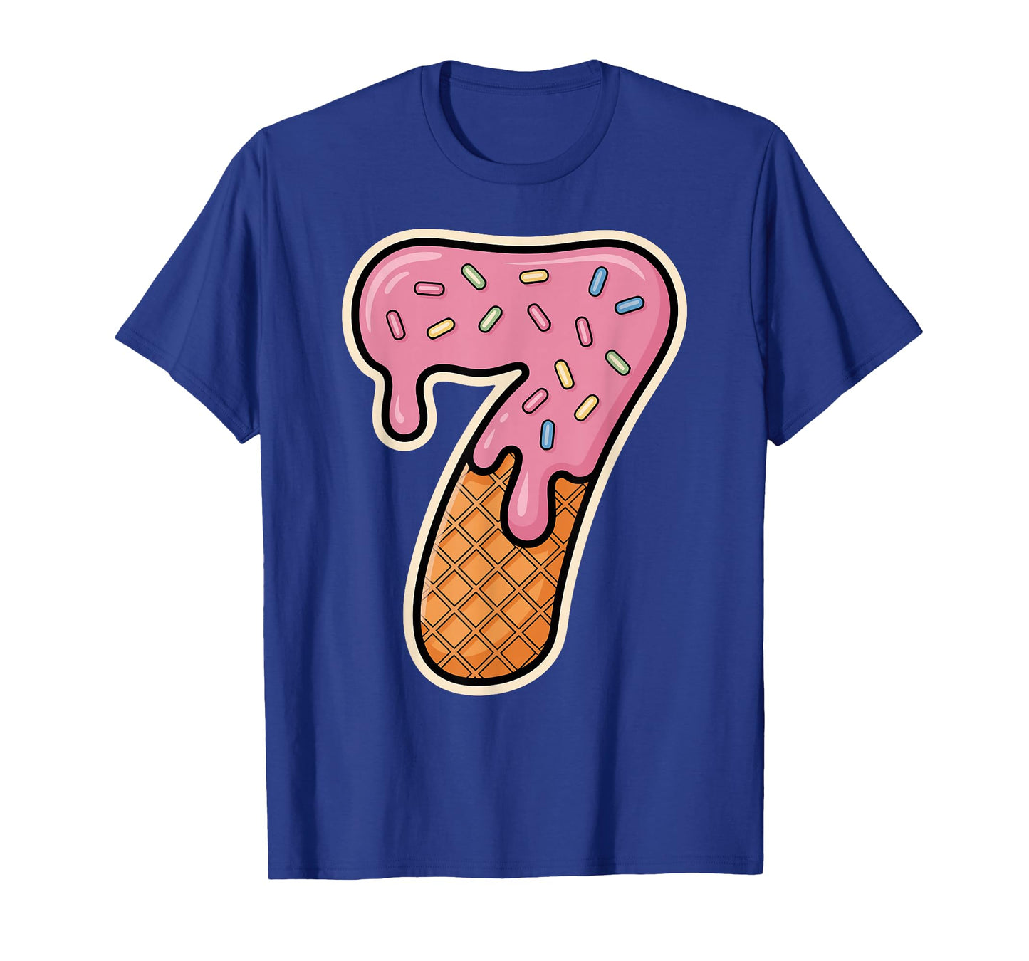 67 Halloween Costume Duo Matching Number 6 and 7 Ice Cream T-Shirt