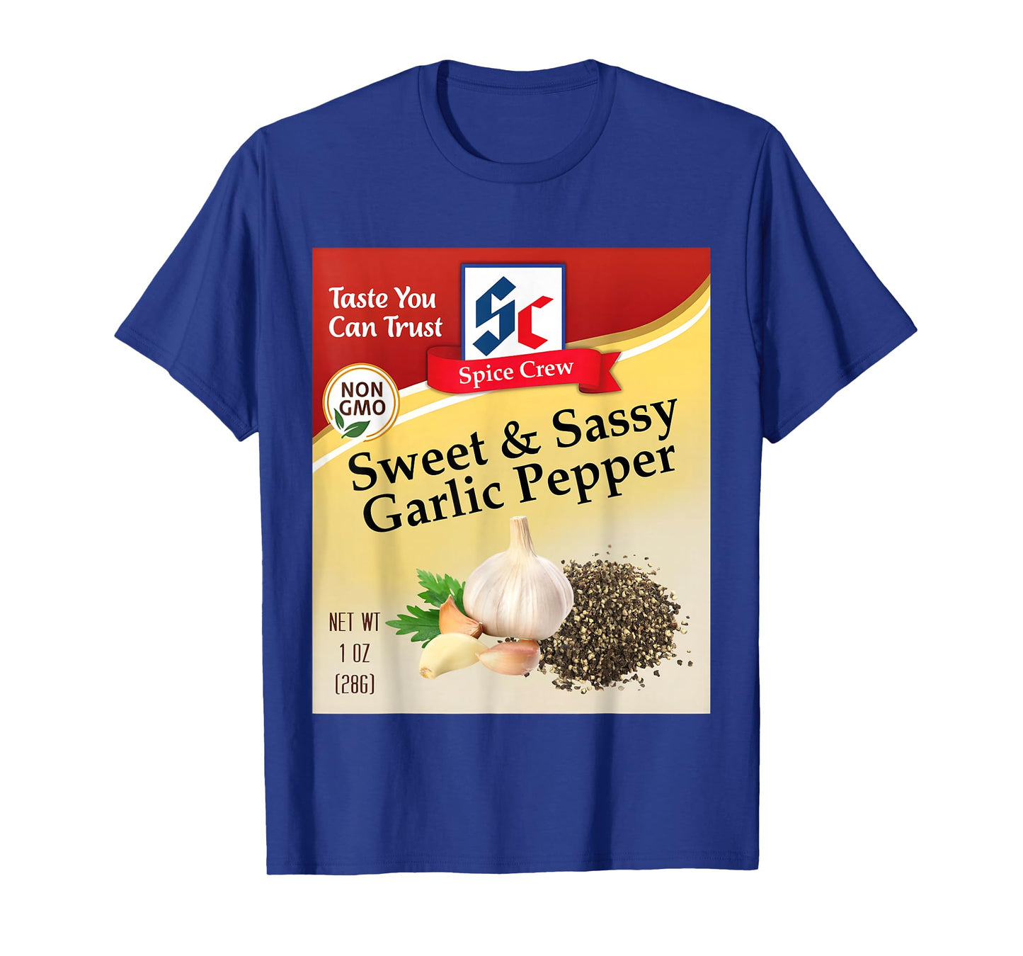 Sweet & Sassy Garlic Pepper Condiment Spice Group Matching T-Shirt
