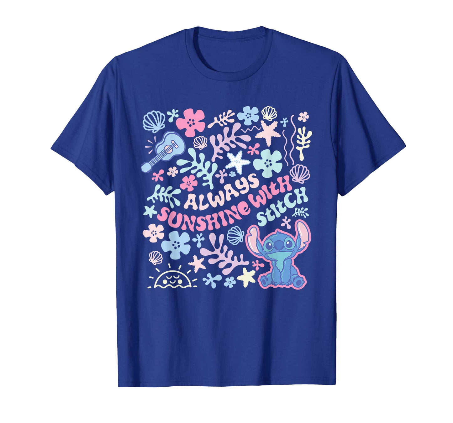 Disney Stitch Fluffy Vibes "Always Sunshine with Stitch" T-Shirt