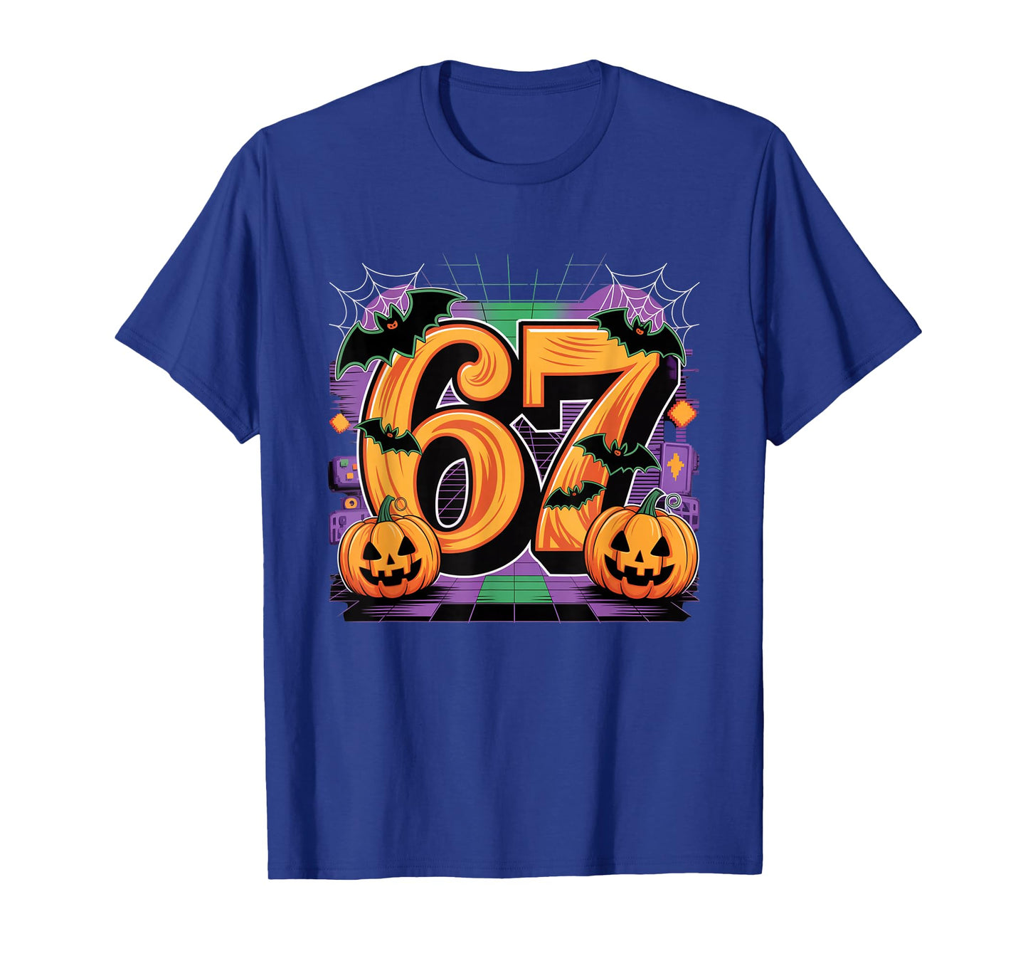 Number 6 Funny Meme Saying 6 7 Six Seven Halloween Costume T-Shirt