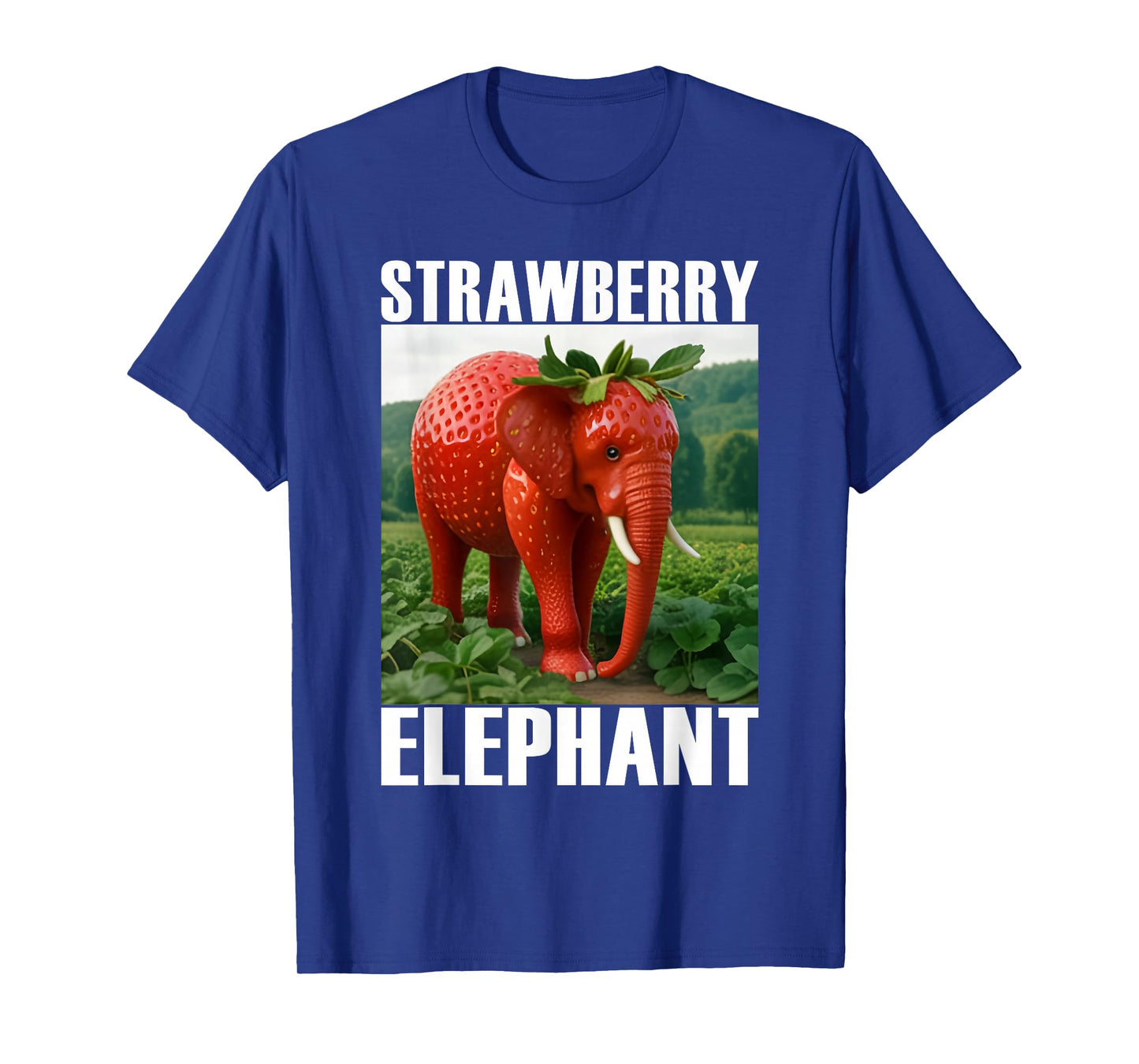 Strawberry Elephant Italian Brainrot Meme Shirt for Kids T-Shirt