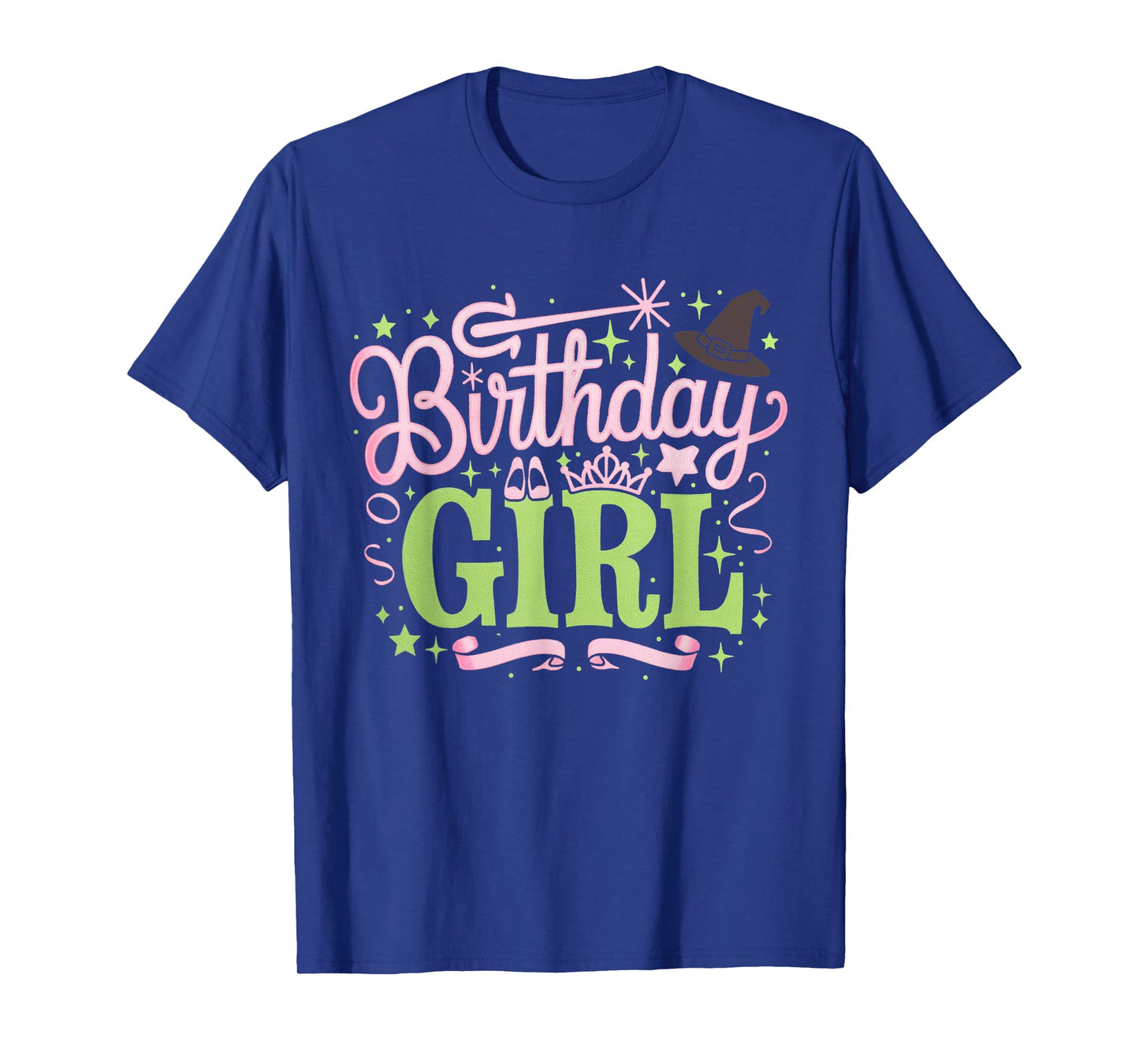 Birthday Witch Pink And Green Birthday Girl T-Shirt