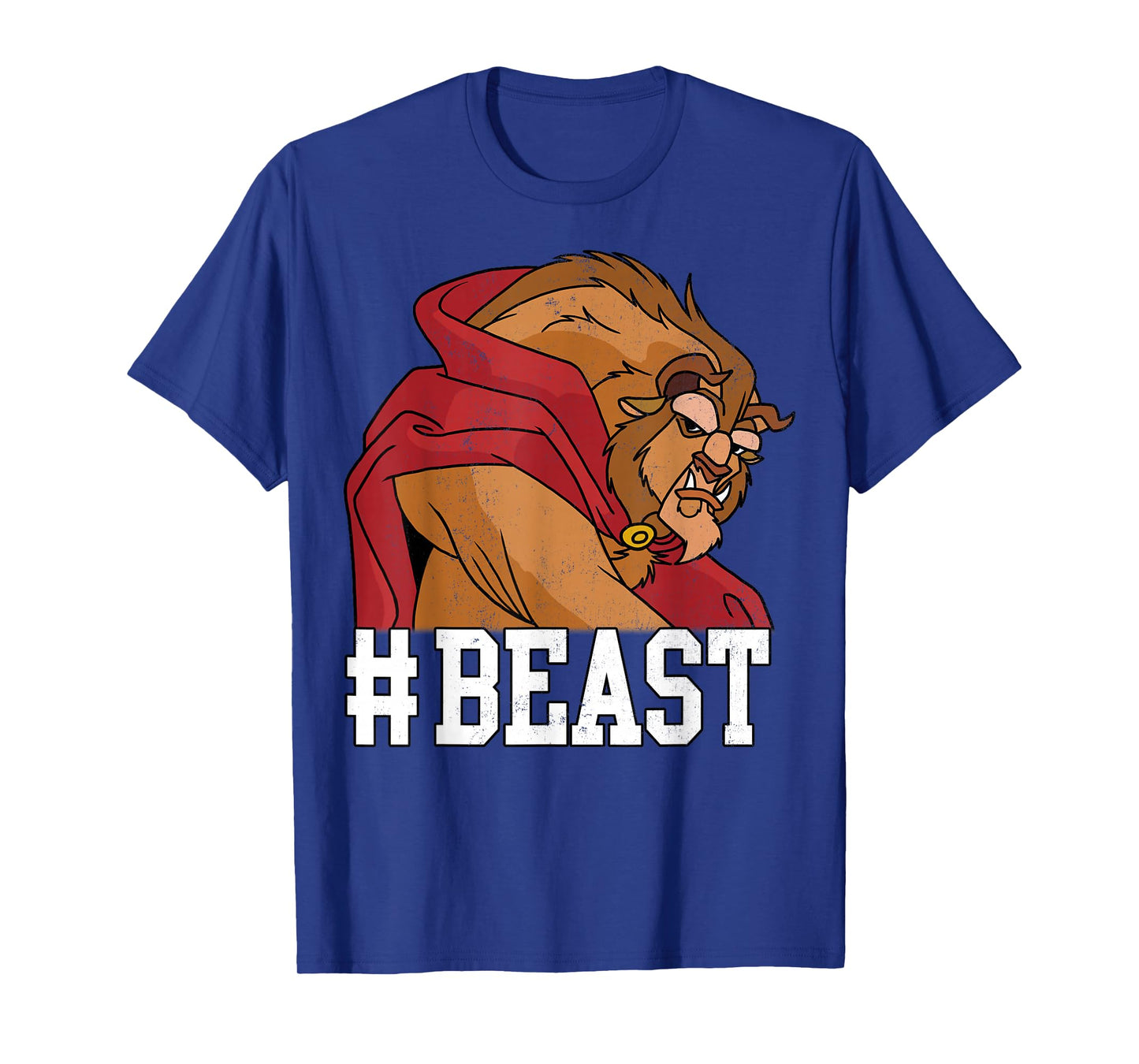 Disney Beauty and the Beast #BEAST Big Face Portrait T-Shirt