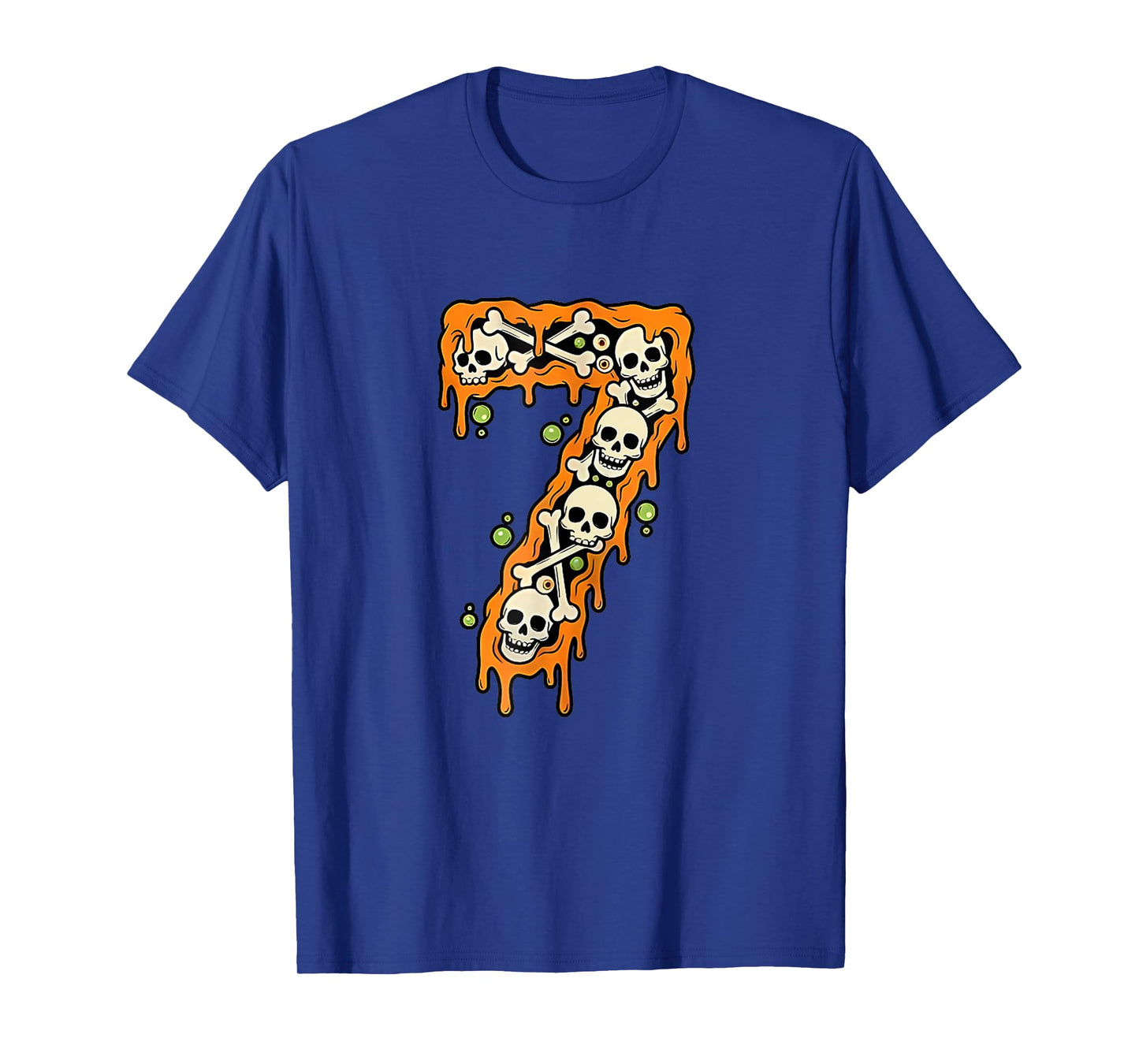 Number 7 Six Seven 6 7 Meme Funny Design Couples Halloween T-Shirt