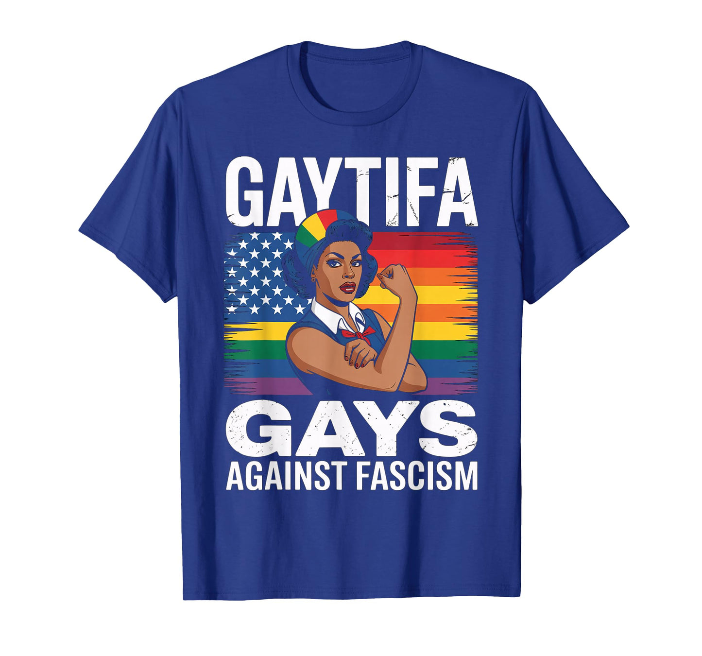 Gaytifa Black Gays Against Fascism Resist No Kings LGBTQ T-Shirt