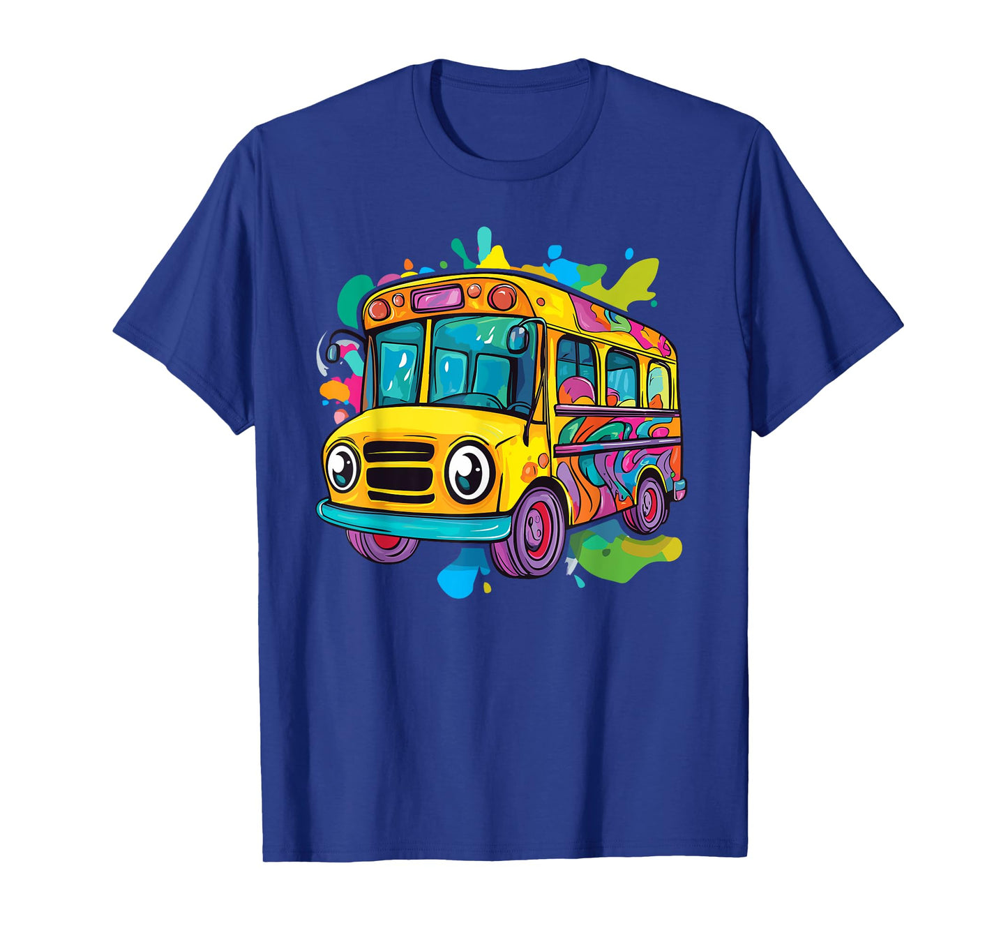 Colorful School Bus T-Shirt
